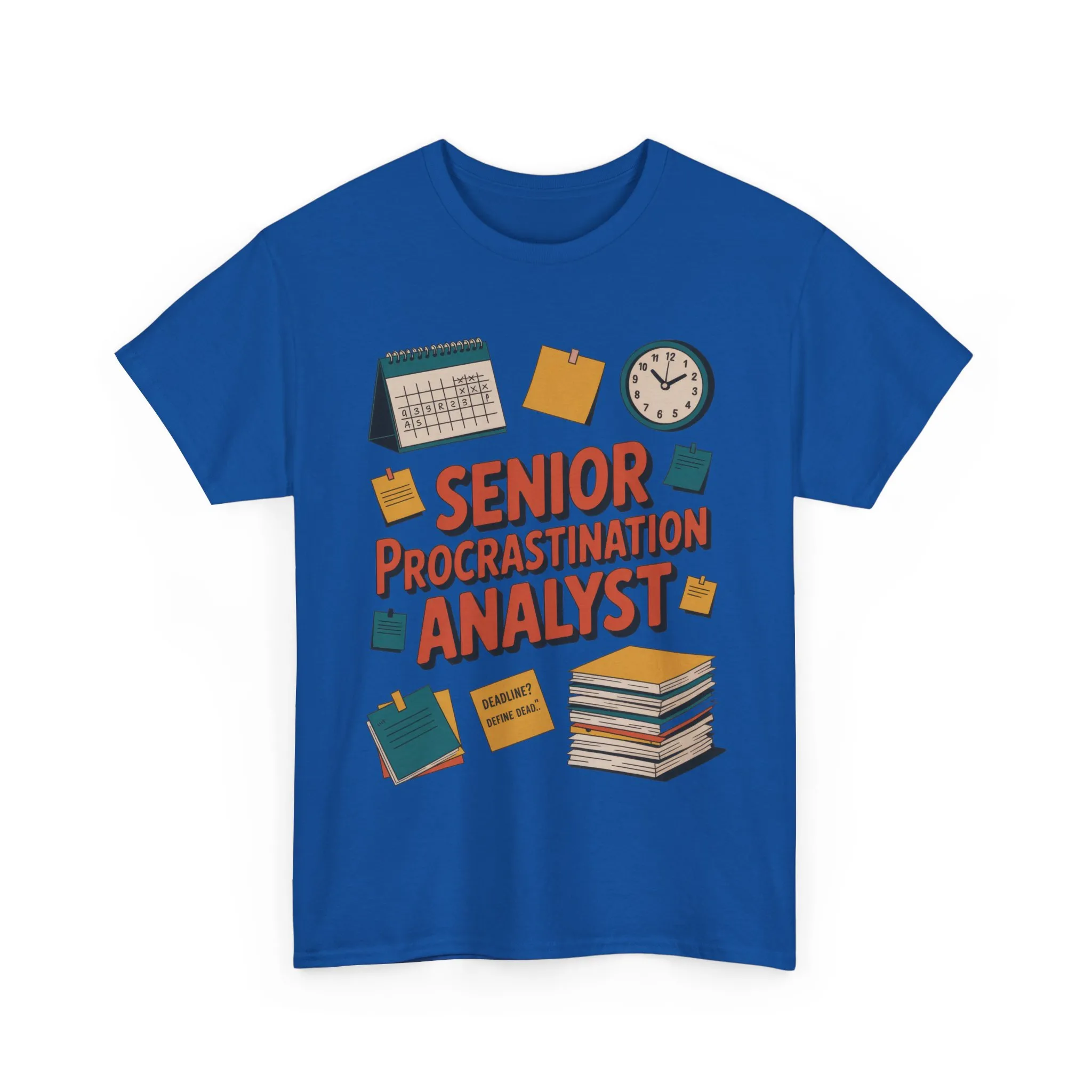 Senior Procrastination Analyst Tee, Funny Office Shirt, Gift for Graduates, Motivation T-Shirt, Humor Apparel, Job Humor Clothing - Image 15