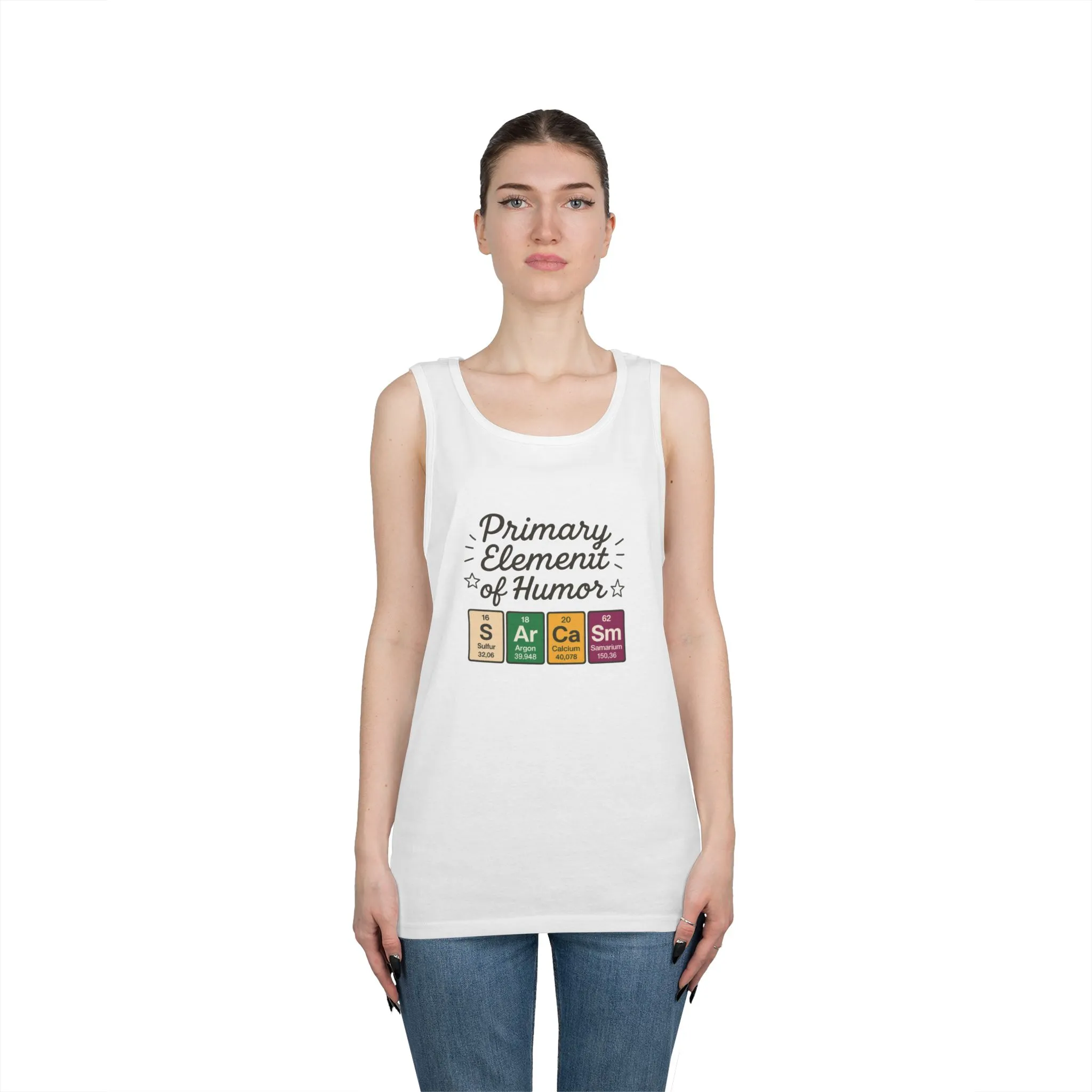 Sarcasm Tank Top for Men, Funny Chemistry Shirt, Science Humor Sleeveless Tee, Nerdy Summer Gym Shirt for Him, Chemistry Elements - Image 5