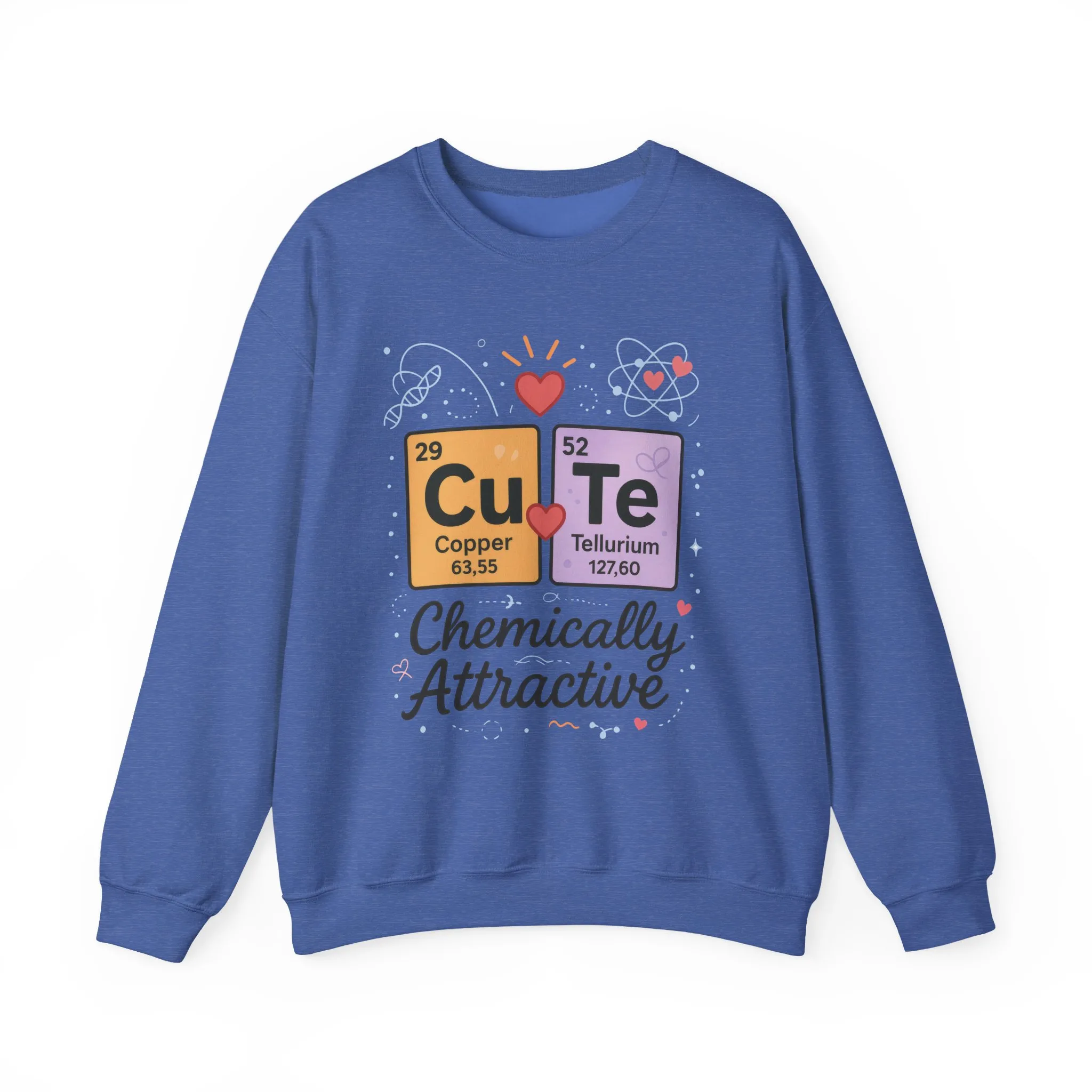 Cute Chemistry Sweatshirt for Women, Periodic Table Sweatshirt, Chemistry Gift for Her, Gift for Science Lovers, Valentine's Day Sweatshirt - Image 31