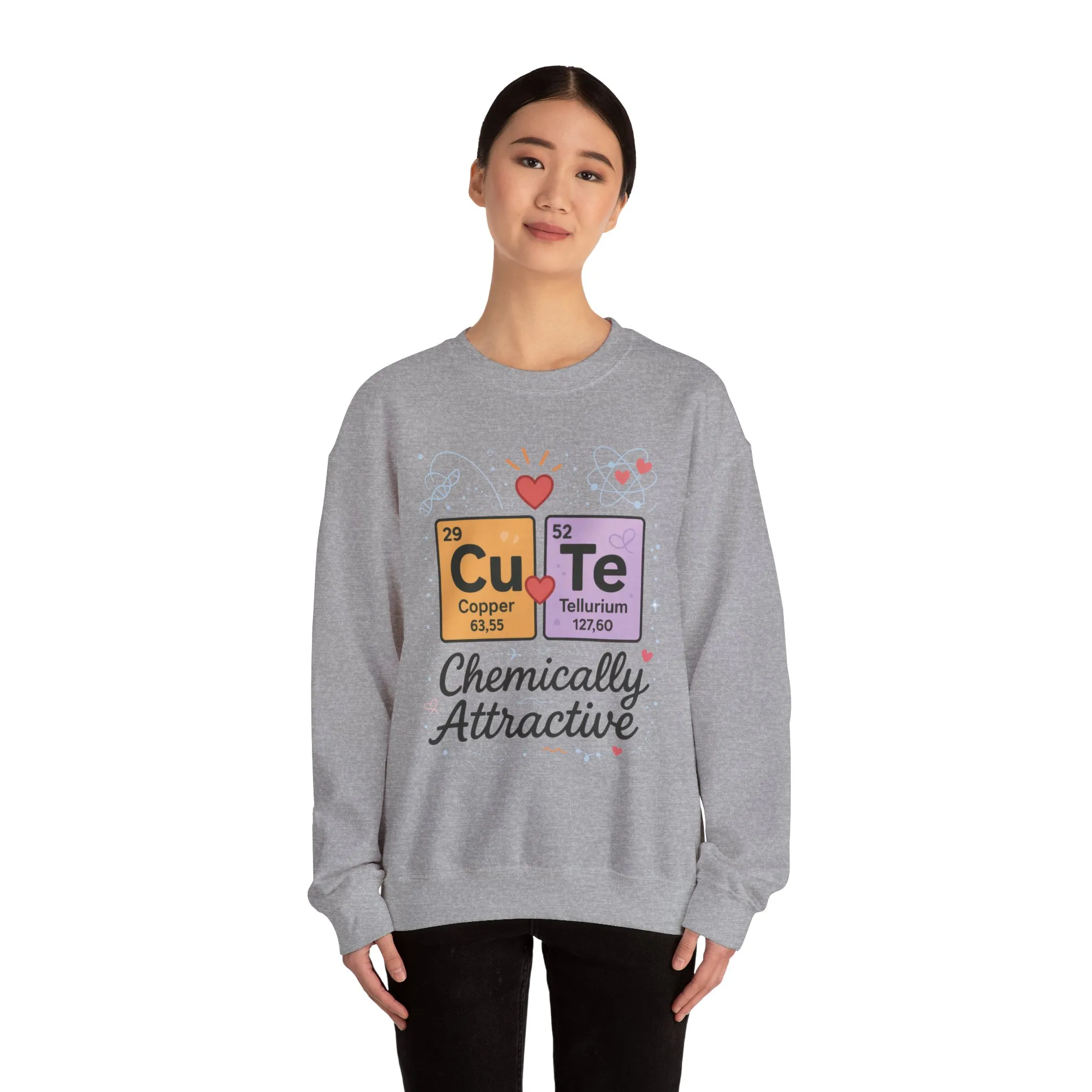 Cute Chemistry Sweatshirt for Women, Periodic Table Sweatshirt, Chemistry Gift for Her, Gift for Science Lovers, Valentine's Day Sweatshirt - Image 29