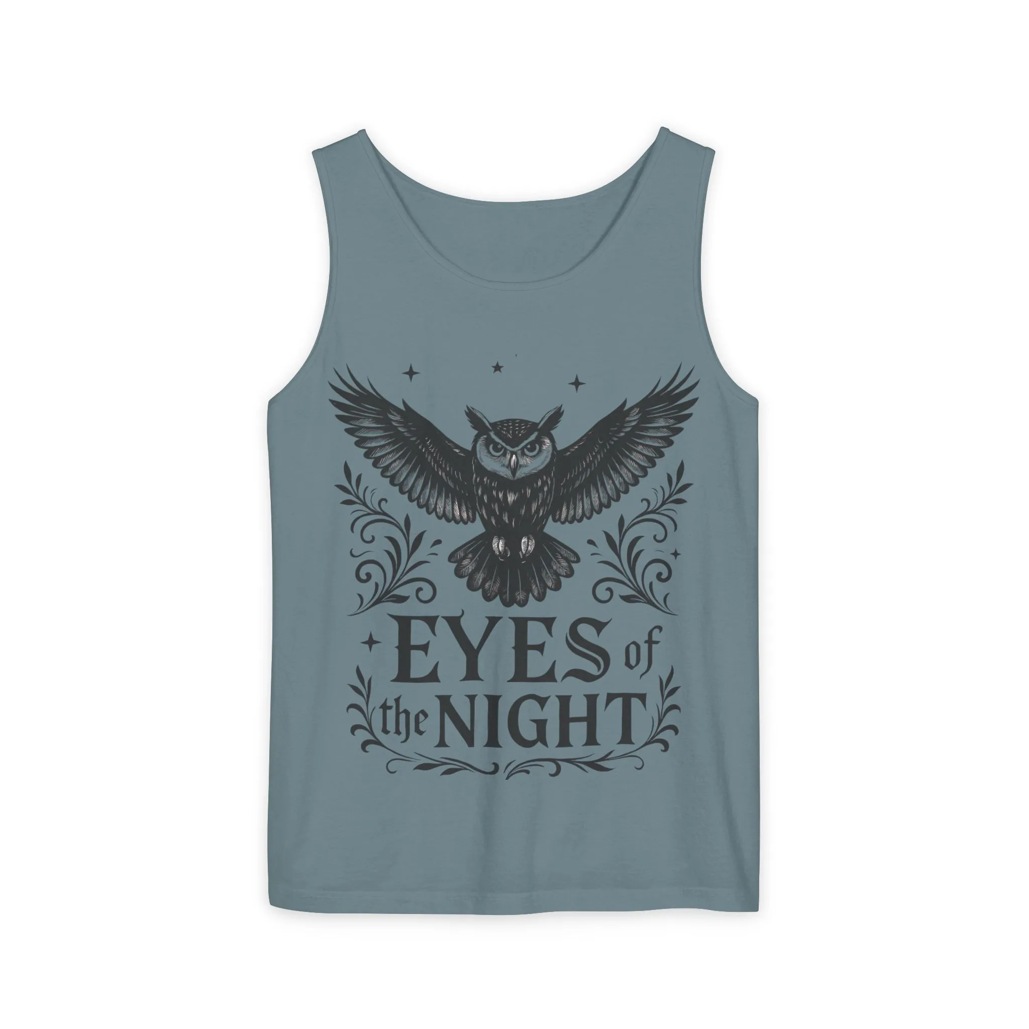 Eyes of the Night Owl Tank Top, Mens Summer Wear, Boho Aesthetic, Festival Outfit, Nature Lover Gift, Halloween Apparel - Image 57