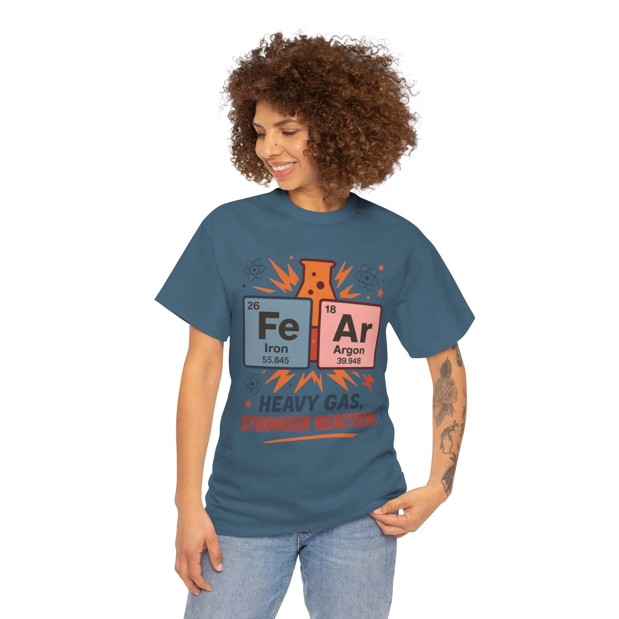 Funny Womens Science T-Shirt, FeAr Element Shirt, Chemistry Tee, Gift for Chemistry Lovers, Elements Table Humorous - Image 16