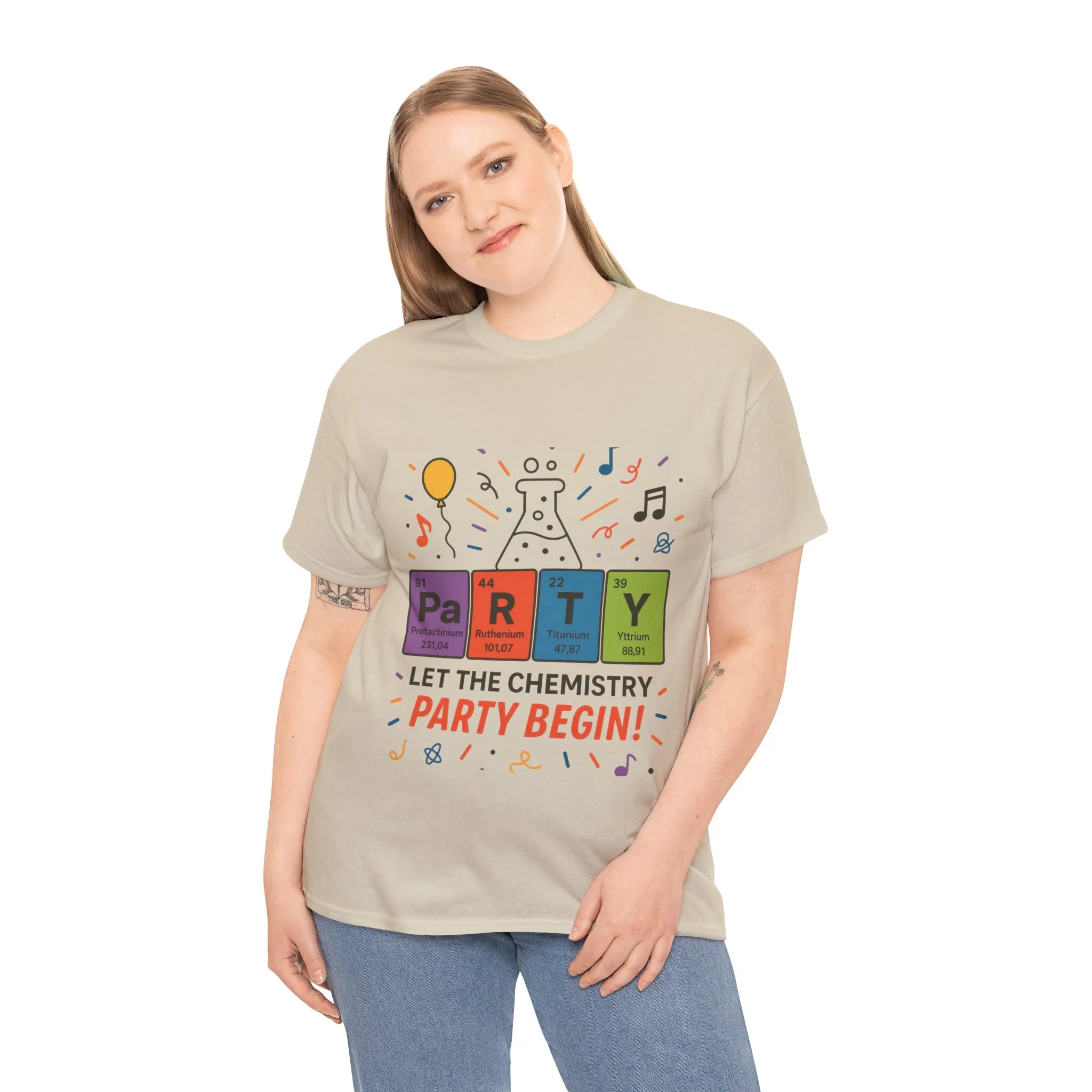 Funny Chemistry Party T-Shirt, Periodic Table PaRTY Tee, Unisex Science Humor Shirt, Gift for Chemistry Teacher,Science Tee, Nerdy Pun Shirt - Image 37