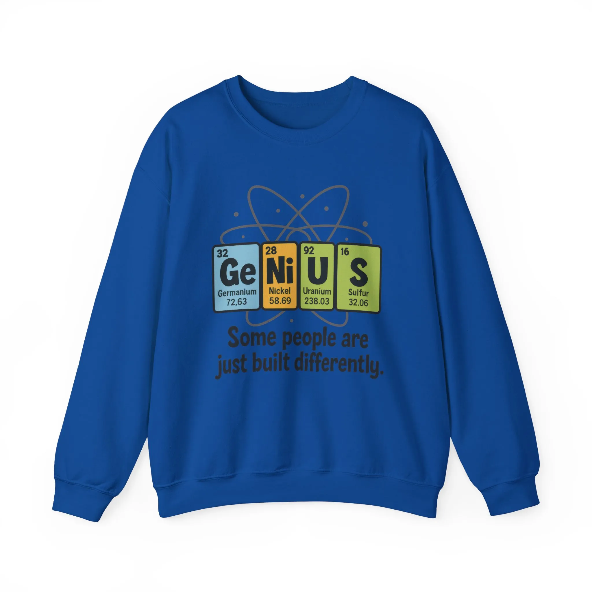 Funny Mens Genius Sweatshirt, Periodic Table Nerd Pullover, Smart Science Gift for Him, Genius Sweatshirt, Science Lovers Gift - Image 19