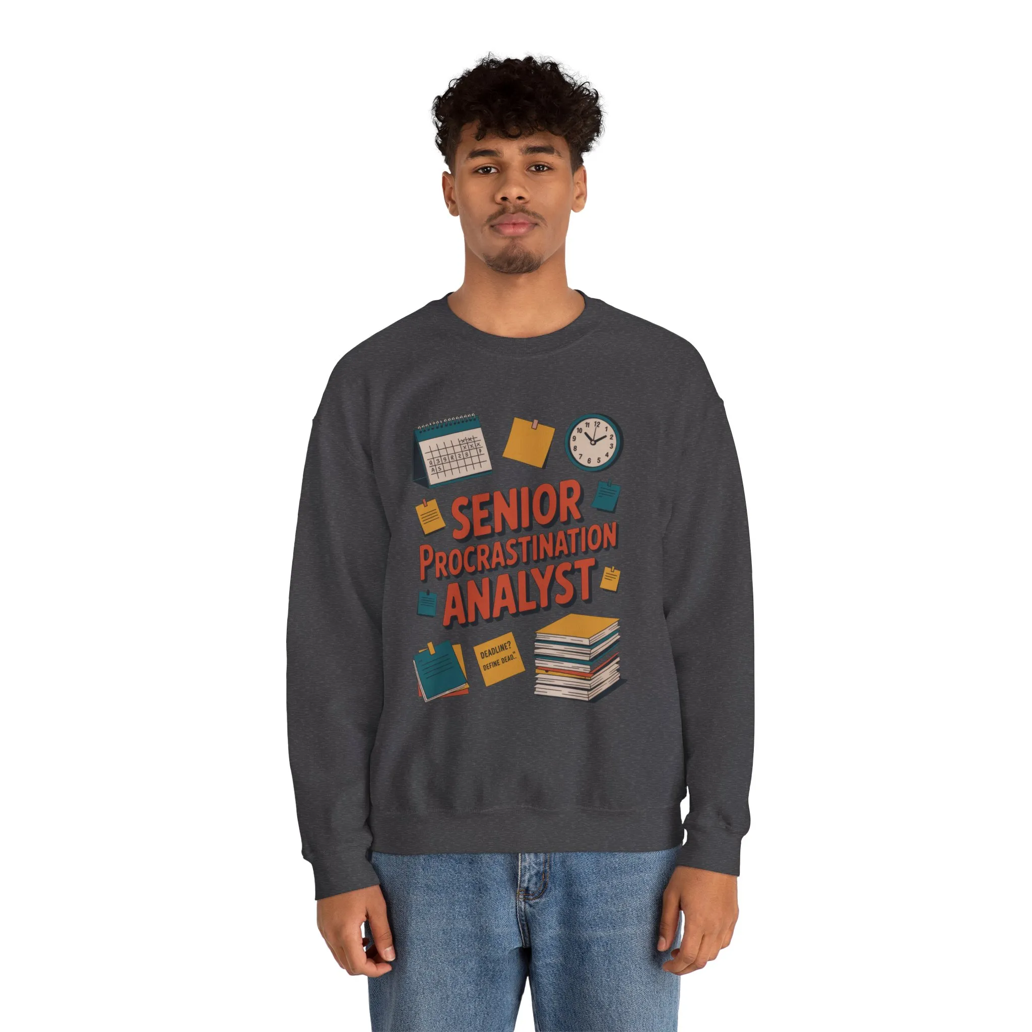 Senior Procrastination Analyst Sweatshirt, Gift for Graduates, Office Humor Apparel, Meme Sweatshirt, Casual Wear, Motivation Humor Apparel - Image 36