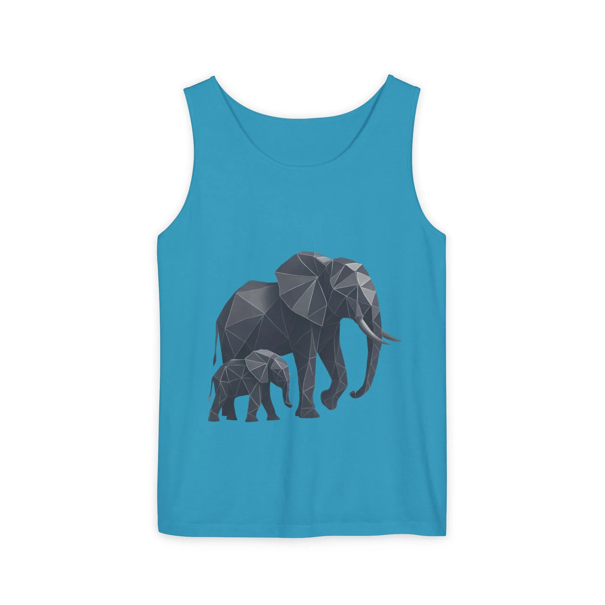 Elephant Family Unisex Tank Top, Animal Lover Gift, Casual Wear, Summer Essentials, Eco-Friendly Apparel, Wildlife Shirt - Image 23