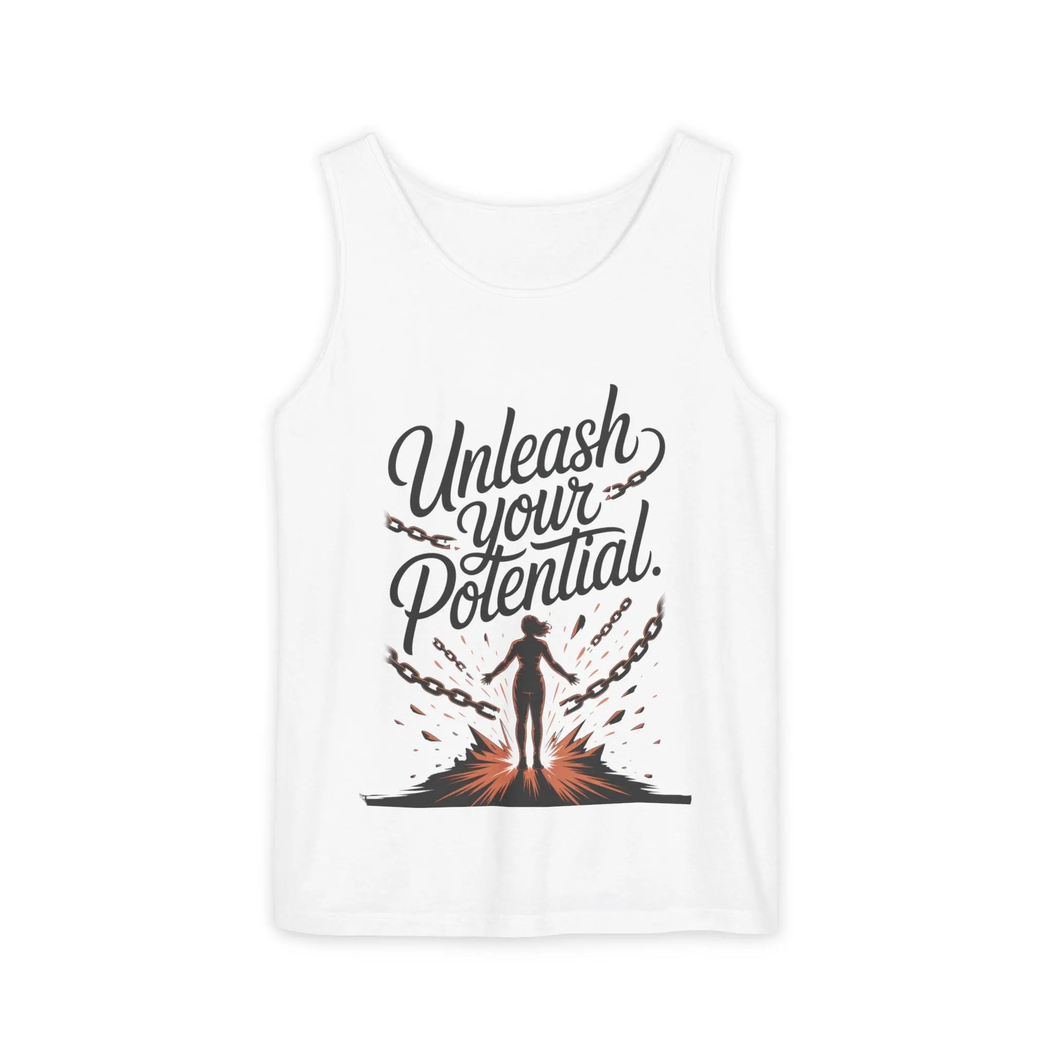 Unleash Your Potential Tank Top, Motivational Athletic Gear, Womens Workout Clothing, Inspirational Summer Outfit, Fitness Gift, [...] - Image 3