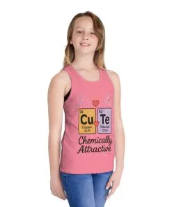 Chemically Attractive Kids Tank Top, Fun Science Gift, Cute Chemistry Shirt, Summer Playwear, Educational Apparel, Birthday Surprise