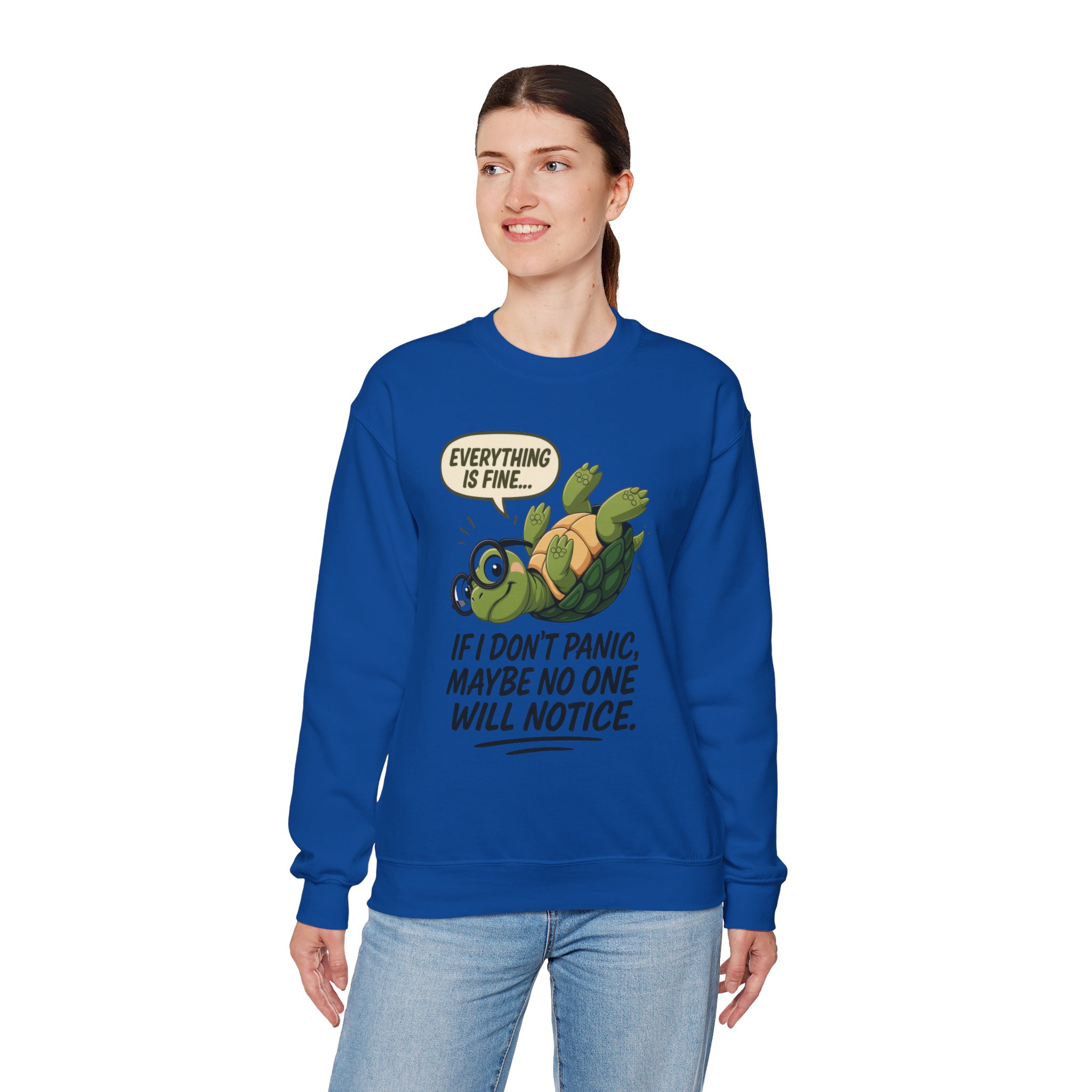 Casual Humor Unisex Sweatshirt, Perfect Gift for Anxiety Relief, Social Anxiety Joke, Quirky Graphic Sweatshirt, Introvert Humor Gift - Image 57