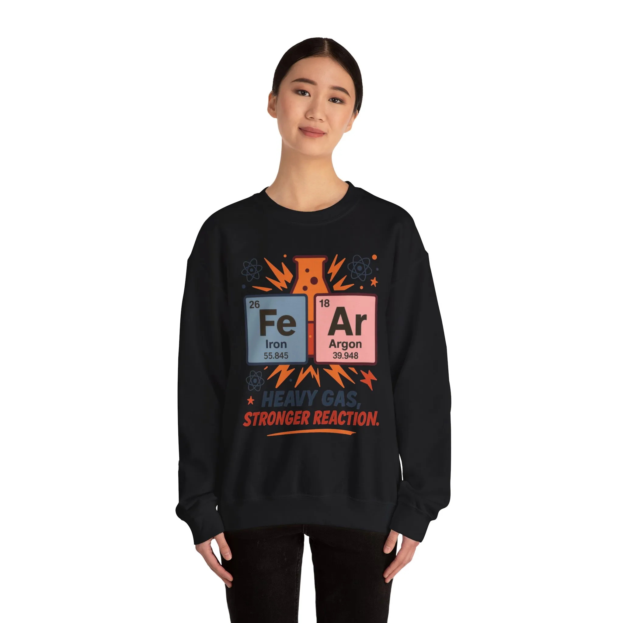 Chemistry Humor Crewneck Sweatshirt, Science Gift, Unisex Humor Apparel, Funny Chemistry Sweater, Great for STEM Lovers, Science [...] - Image 2
