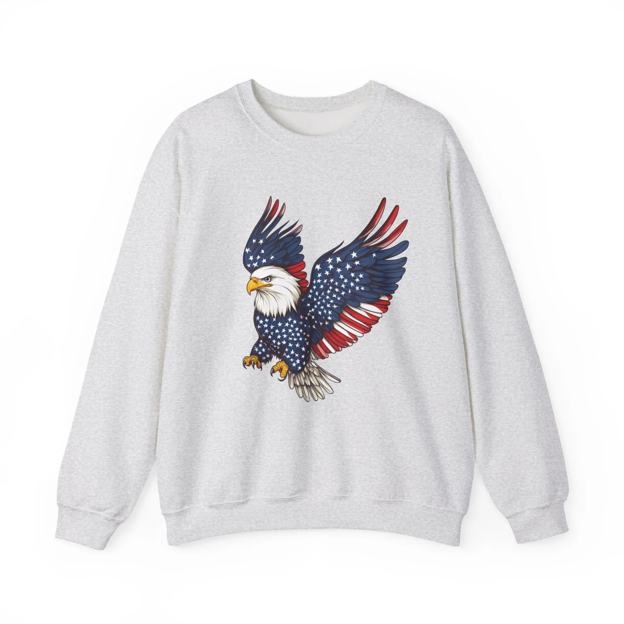Patriotic Eagle Sweatshirt, Unisex Crewneck, USA Pride Apparel, Cozy Everyday Wear, Perfect for Independence Day, Gift for Patriots - Image 28