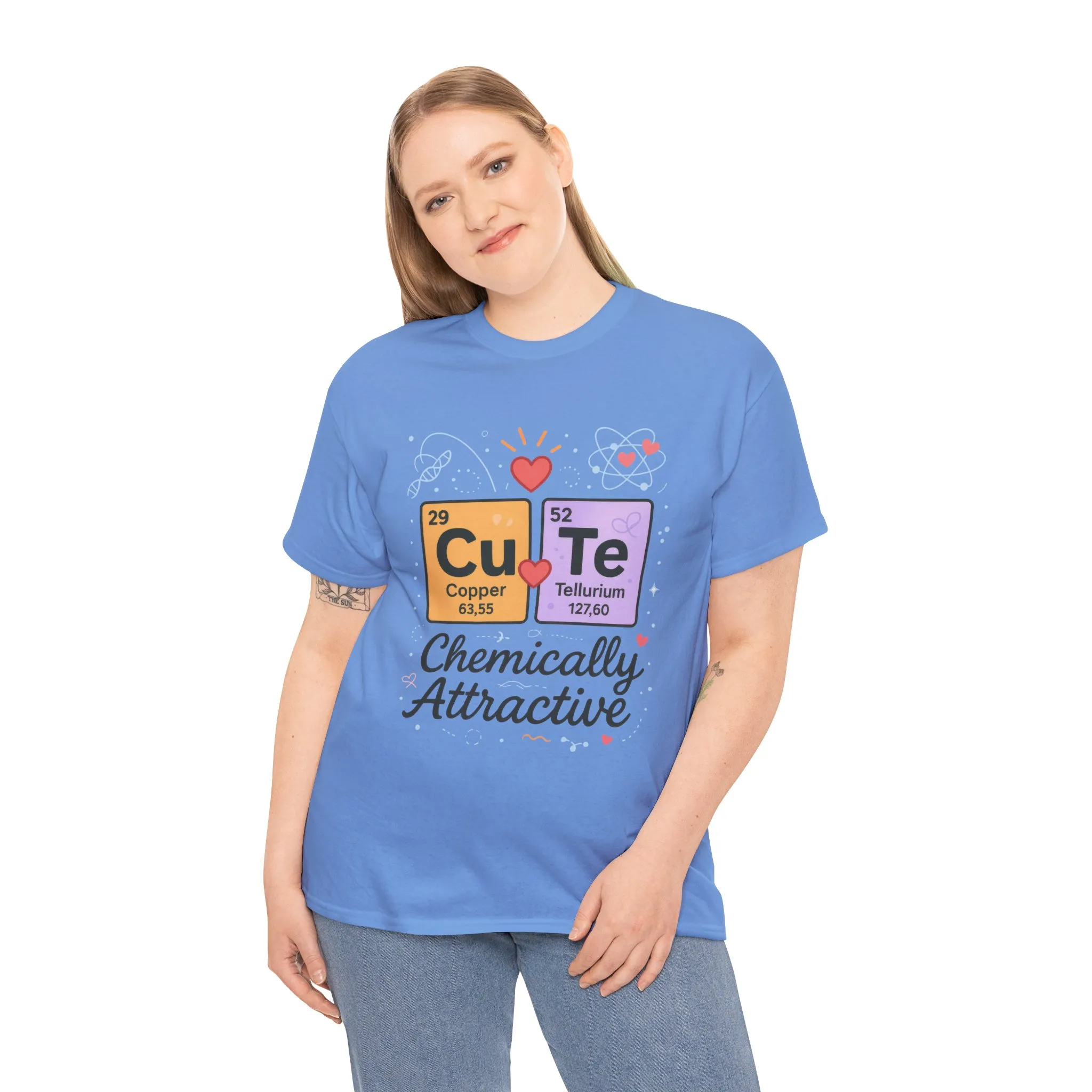 Cute Science T-Shirt for Women, Chemically Attractive Periodic Table Tee, Funny Nerdy Gift for Her, Chemistry Lover Gift, Science Apparel - Image 9