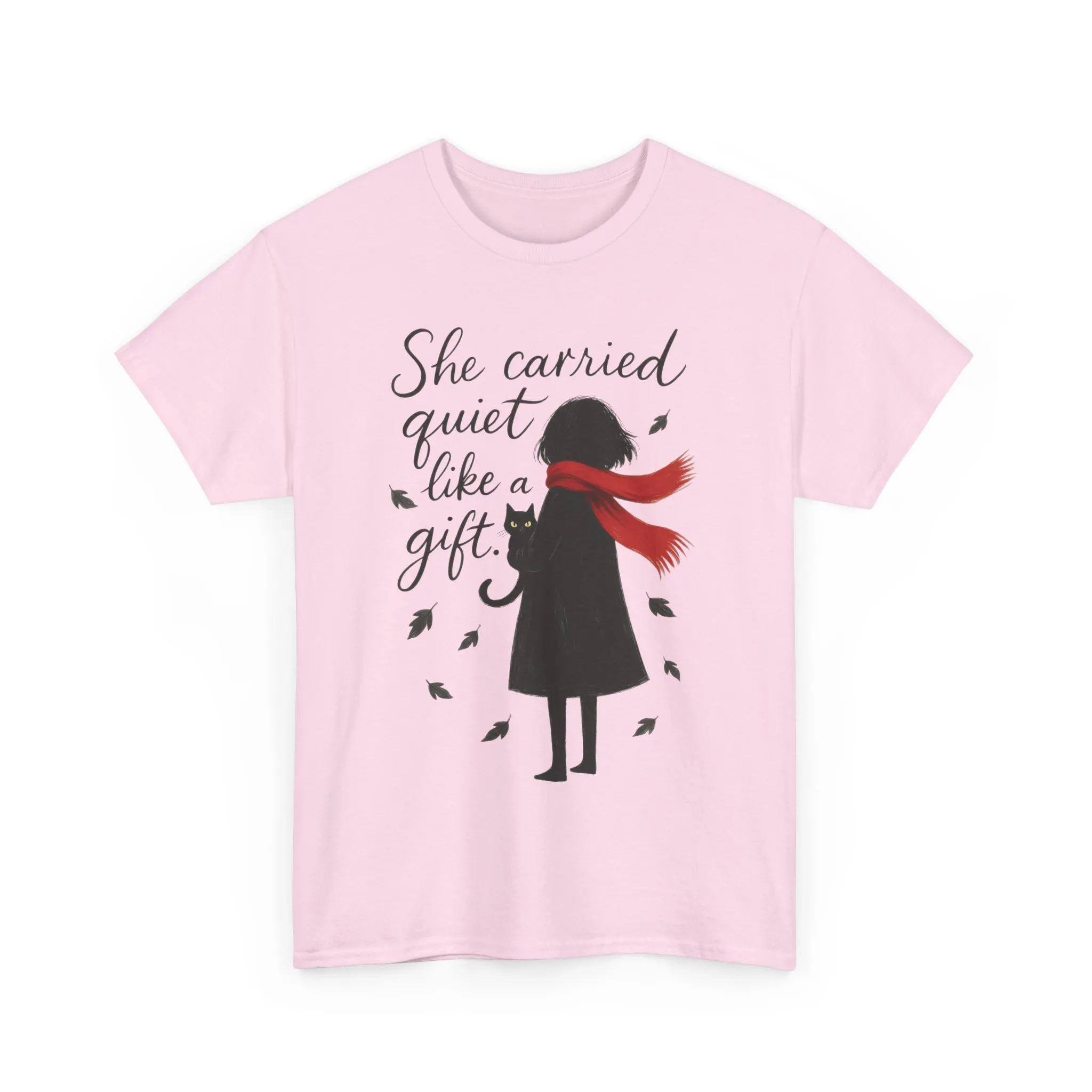Cat Lover Womens T-Shirt, Whimsical Hand-Drawn Illustration Tee, Artistic Minimalist Gift for and Introverts, Cute Animal Apparel - Image 28