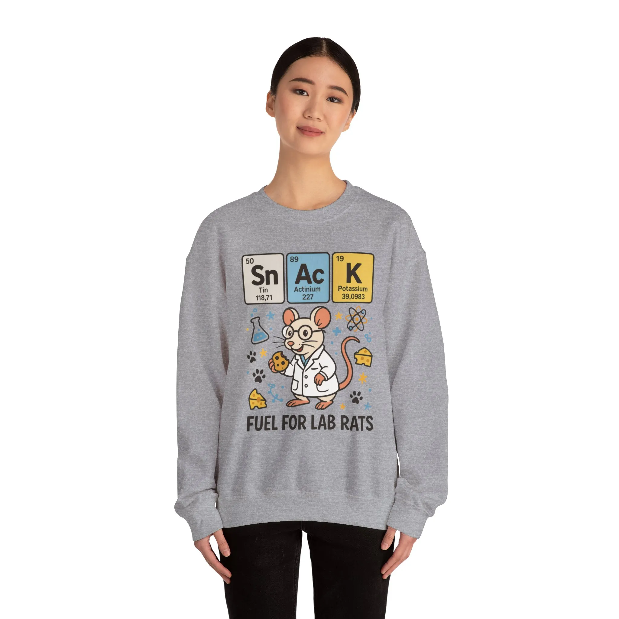 Lab Rat Science Sweatshirt, Science Crewneck, Funny Gift for Teachers, Chemistry Sweatshirt, Cute Lab Rat Design, Perfect for Birthdays - Image 8