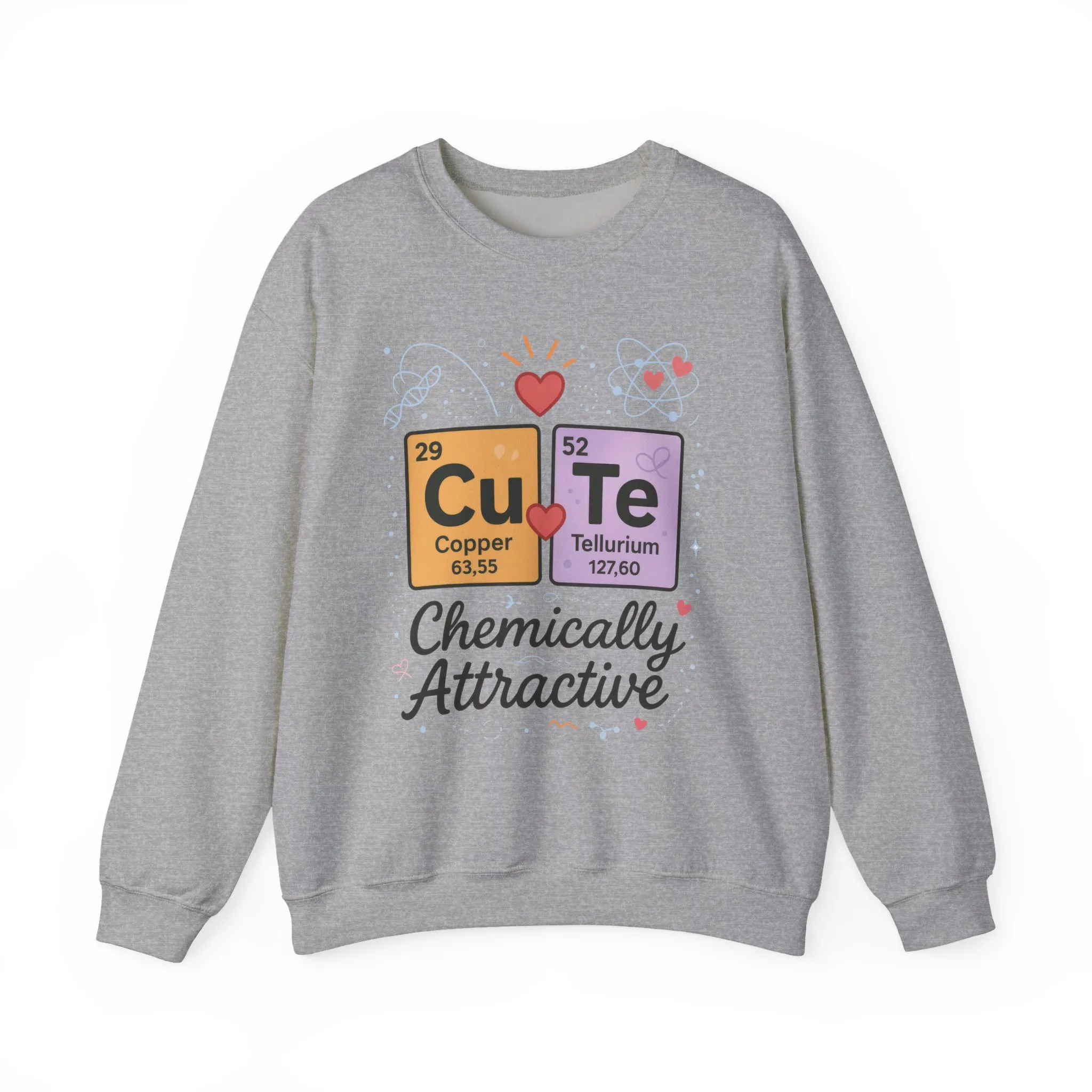 Cute Chemistry Sweatshirt for Women, Periodic Table Sweatshirt, Chemistry Gift for Her, Gift for Science Lovers, Valentine's Day Sweatshirt - Image 28