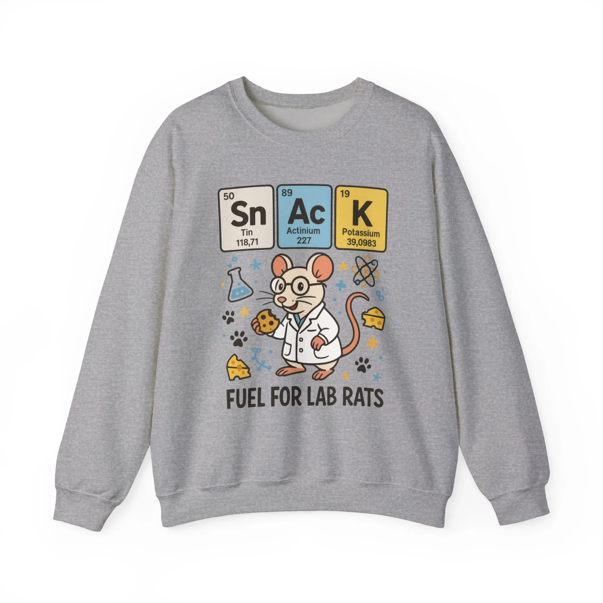 Lab Rat Science Sweatshirt, Science Crewneck, Funny Gift for Teachers, Chemistry Sweatshirt, Cute Lab Rat Design, Perfect for Birthdays - Image 7