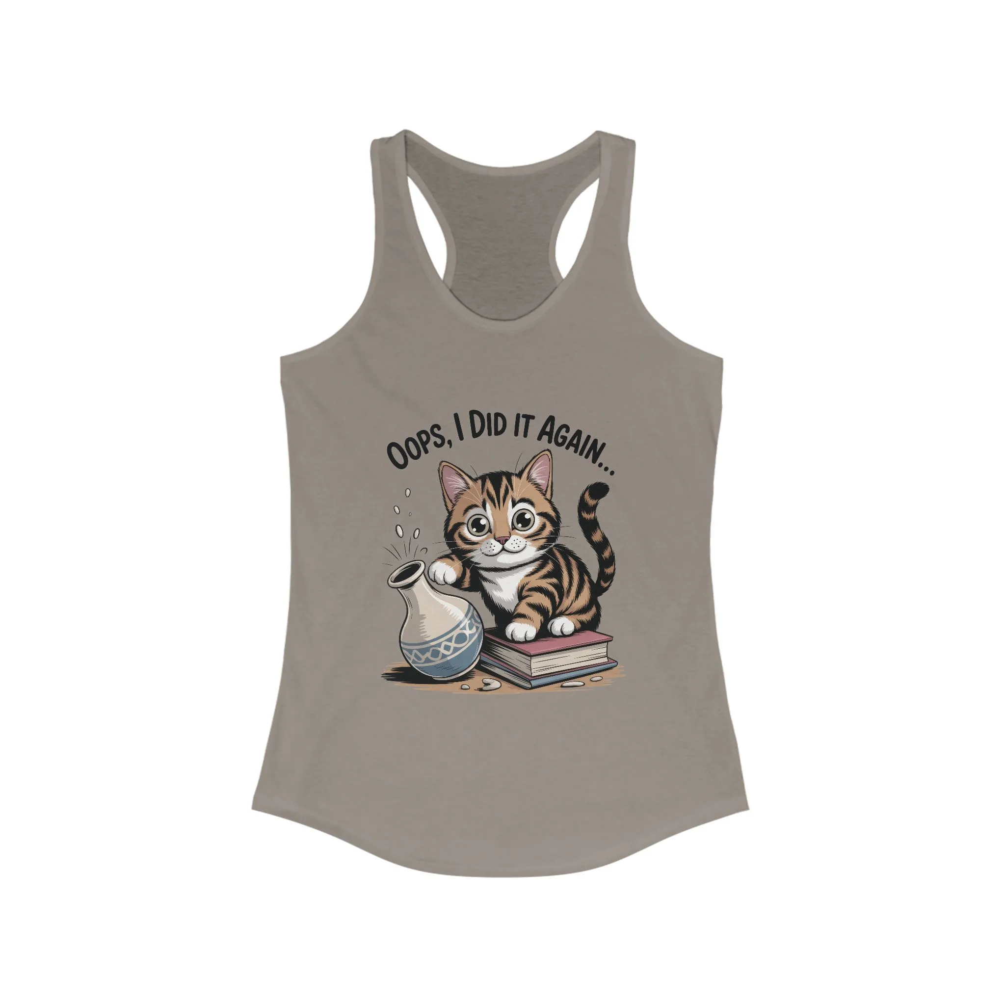 Cute Cat Oops I Did It Again Tank Top, Pet Lover Apparel, Funny Cat Shirt, Gifts for Cat Lovers, Summer Fashion Top - Image 7