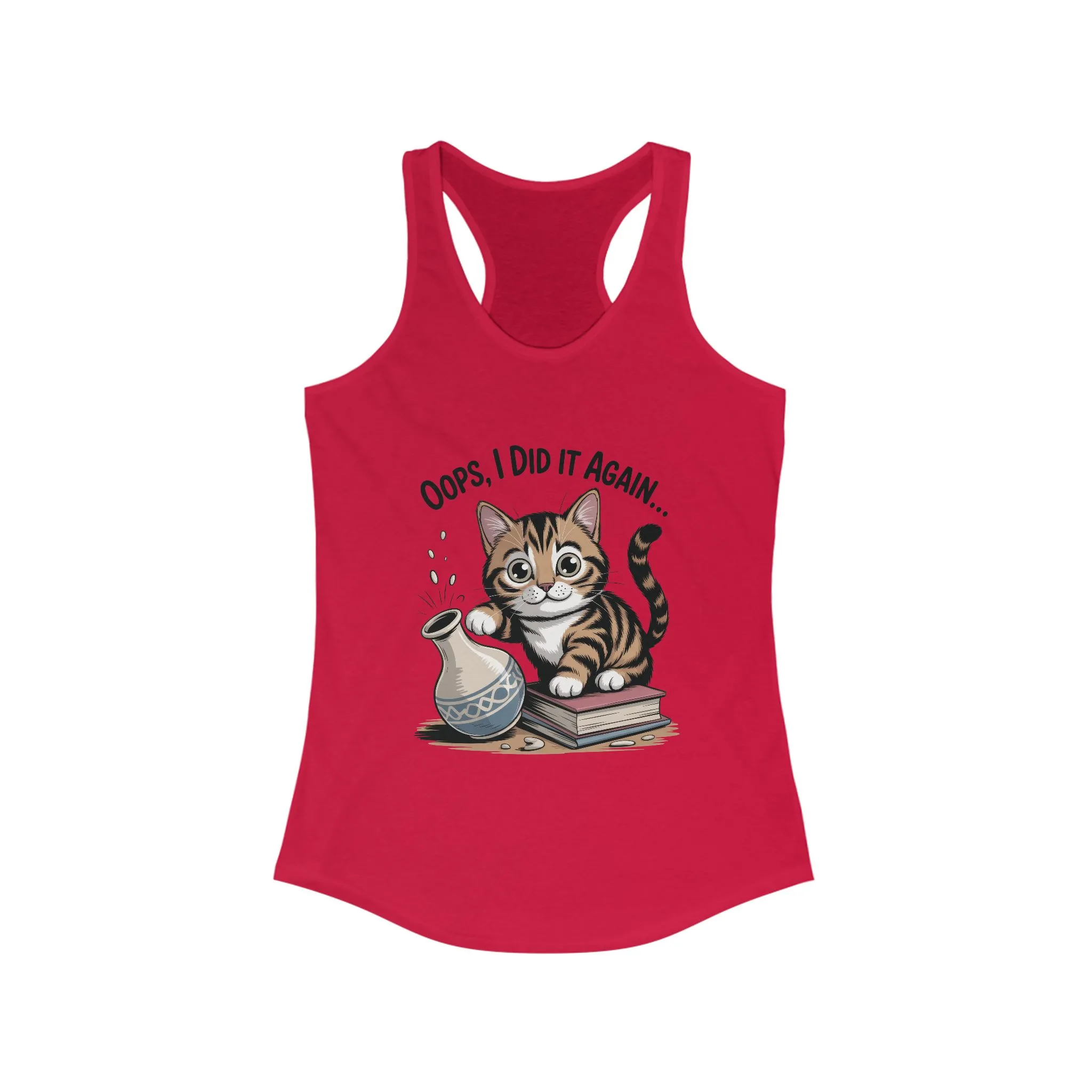 Cute Cat Oops I Did It Again Tank Top, Pet Lover Apparel, Funny Cat Shirt, Gifts for Cat Lovers, Summer Fashion Top - Image 19