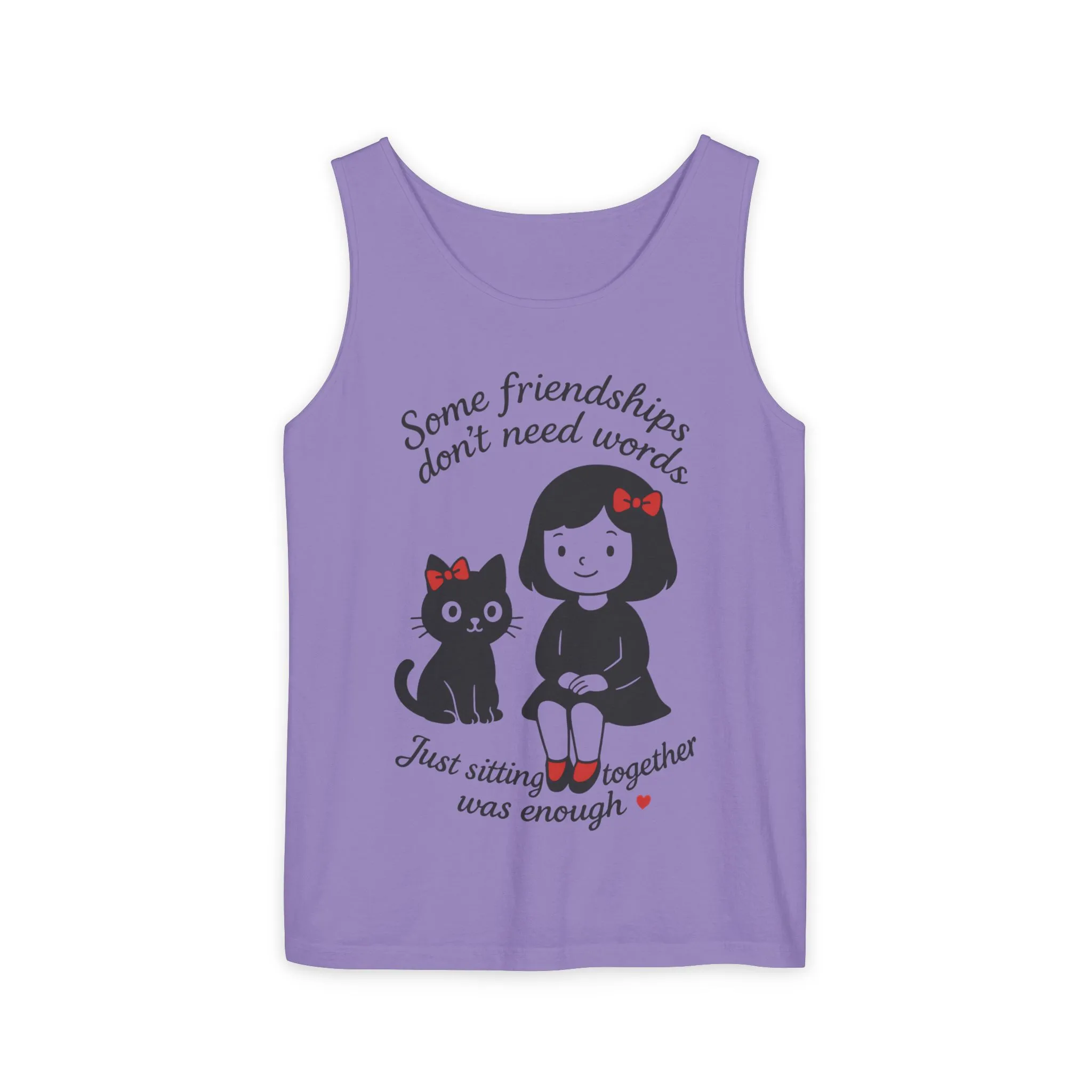 Friendship Tank Top, Cute Cat Lovers Gift, Womens Summer Apparel, Perfect for Casual Outings, Friendship Day, Cat Mom Tees - Image 22