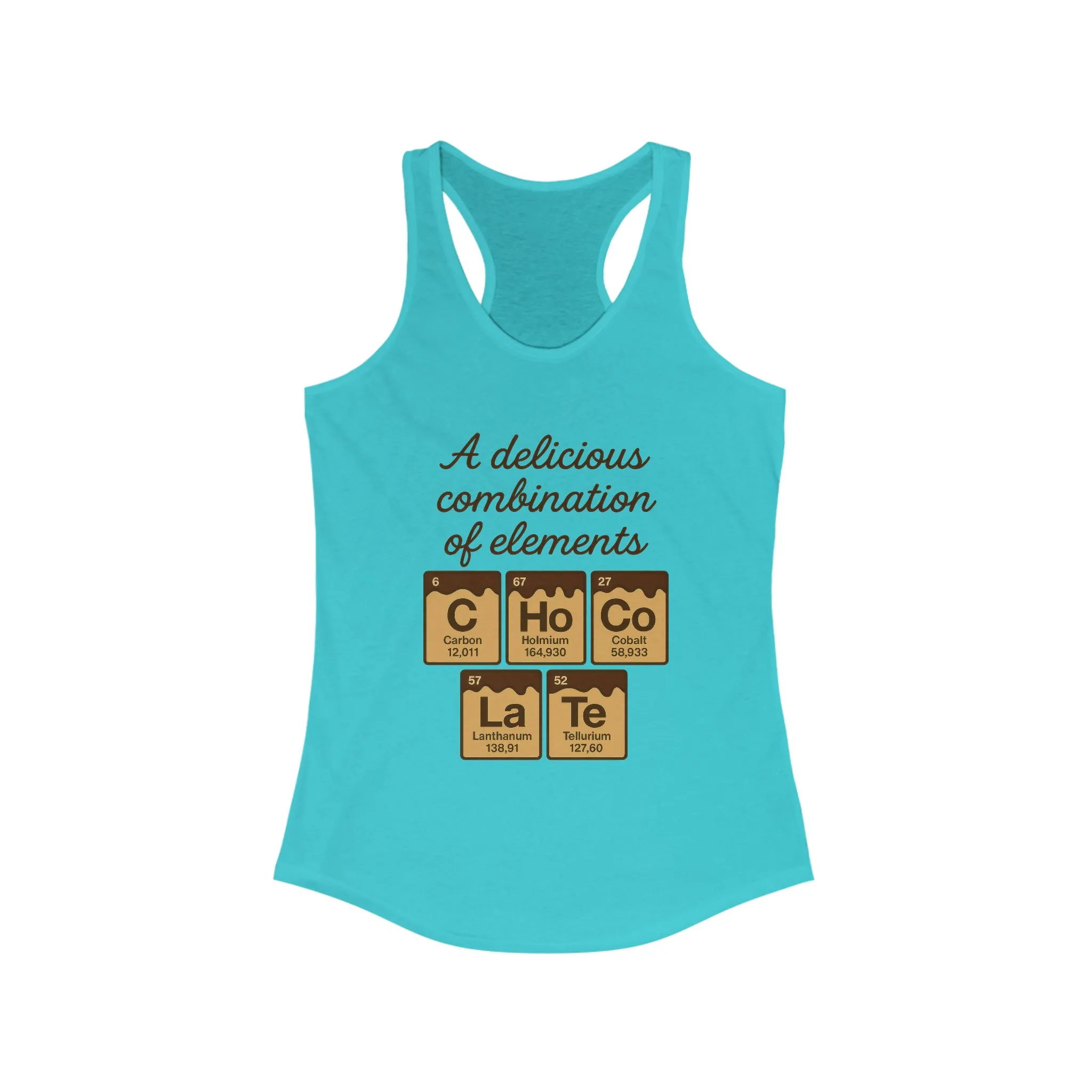 Chemical Elements Racerback Tank, Cute Exercise Top, Gym Shirt, Science Gift, Women's Workout Clothing - Image 7