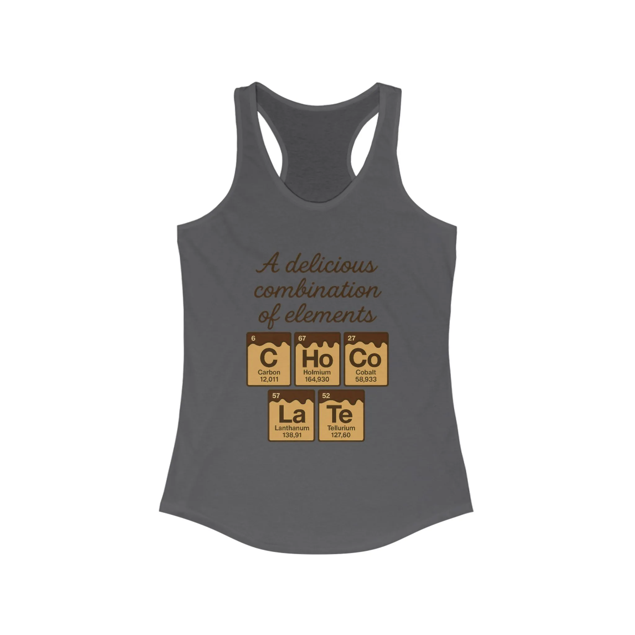 Chemical Elements Racerback Tank, Cute Exercise Top, Gym Shirt, Science Gift, Women's Workout Clothing - Image 11