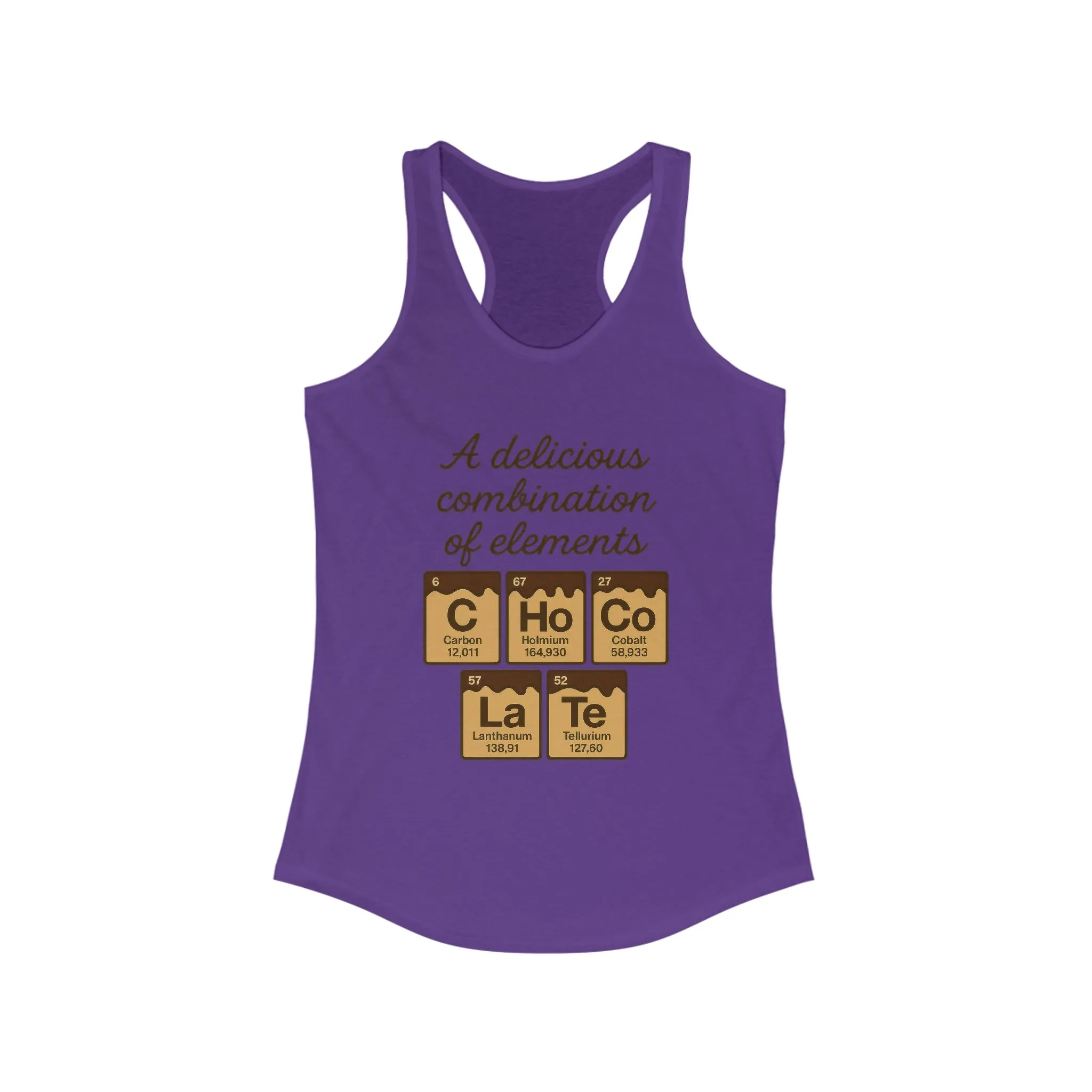 Chemical Elements Racerback Tank, Cute Exercise Top, Gym Shirt, Science Gift, Women's Workout Clothing - Image 13