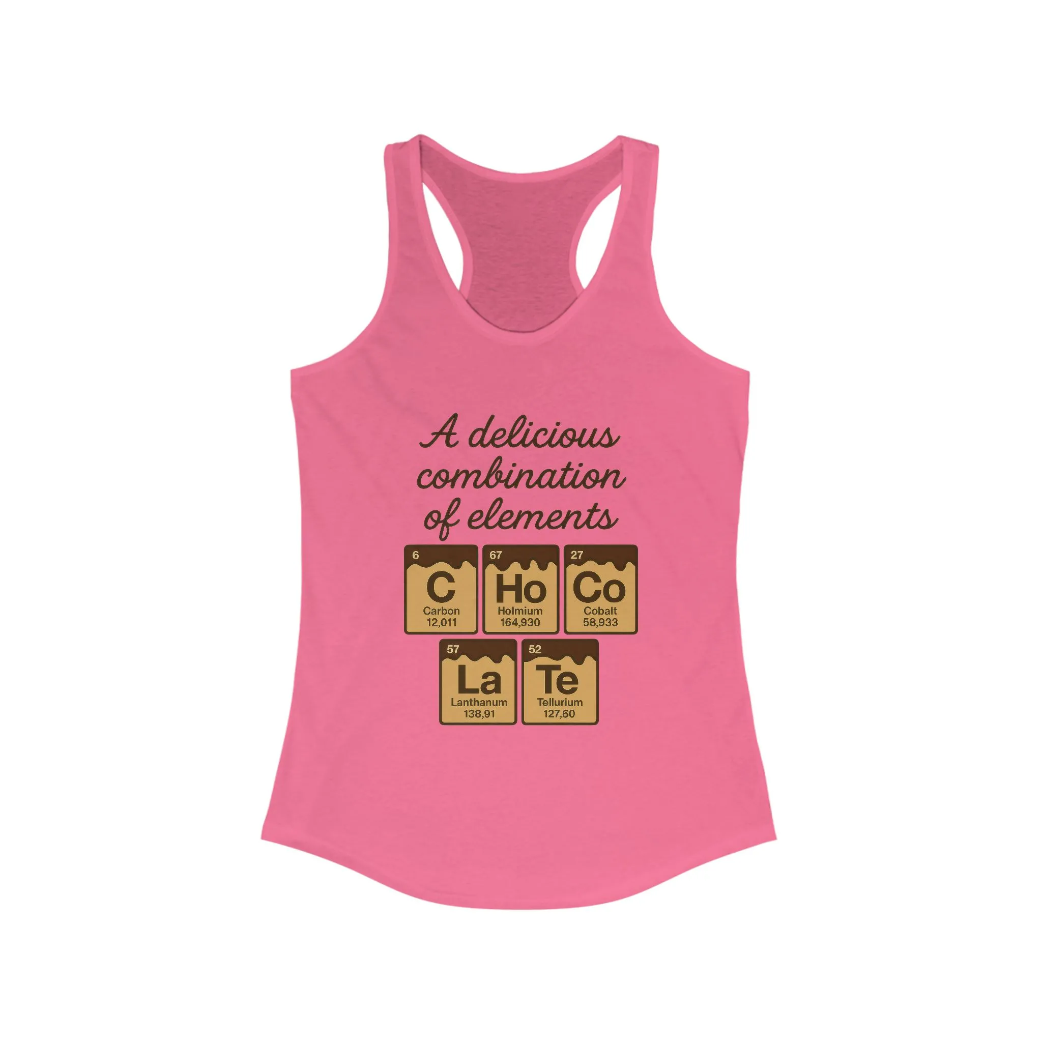 Chemical Elements Racerback Tank, Cute Exercise Top, Gym Shirt, Science Gift, Women's Workout Clothing - Image 15