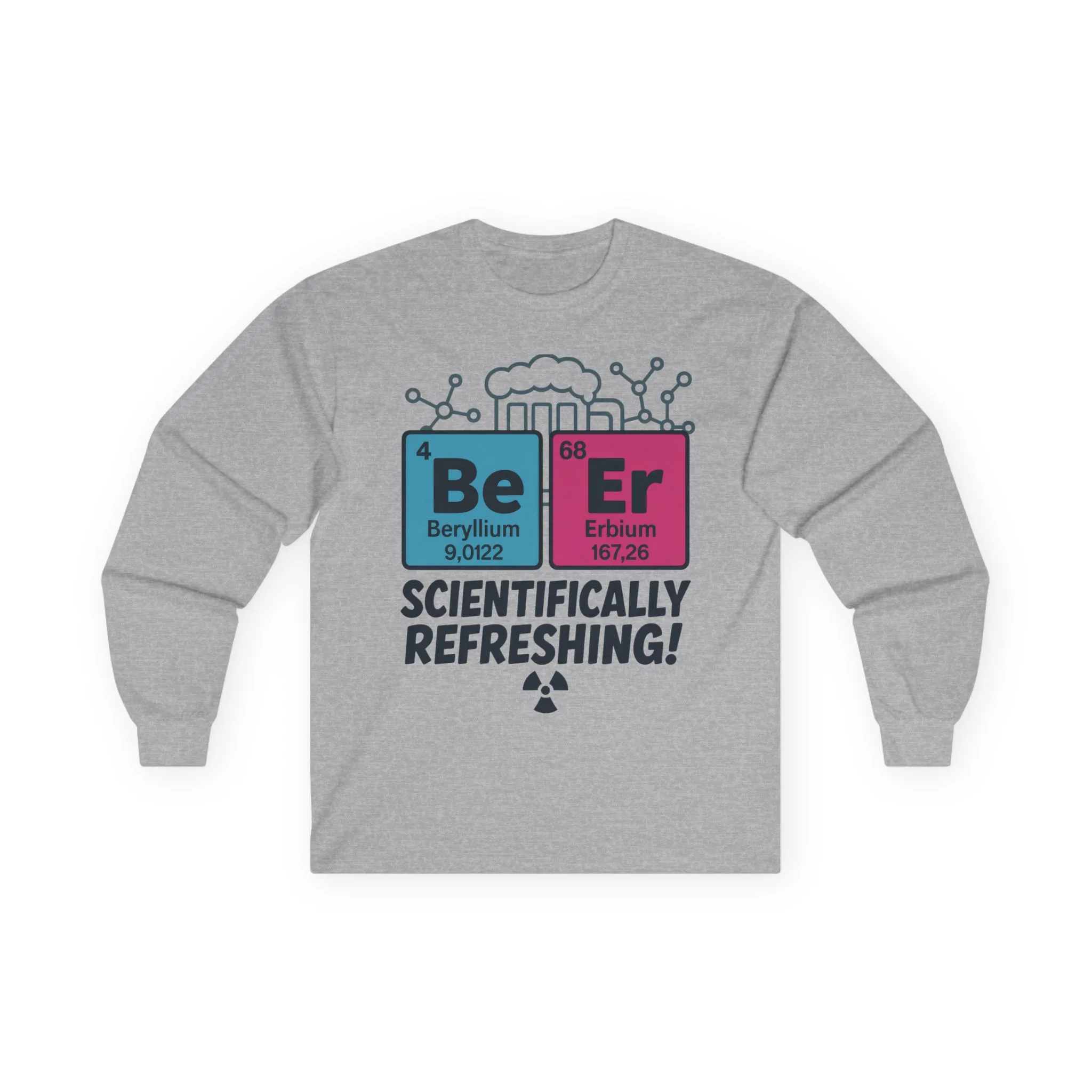 Chemistry Science Mens Long Sleeve Tee, Funny Science Shirt, Gift for Geeks, Beer Lover Top, Unique Birthday Present - Image 4