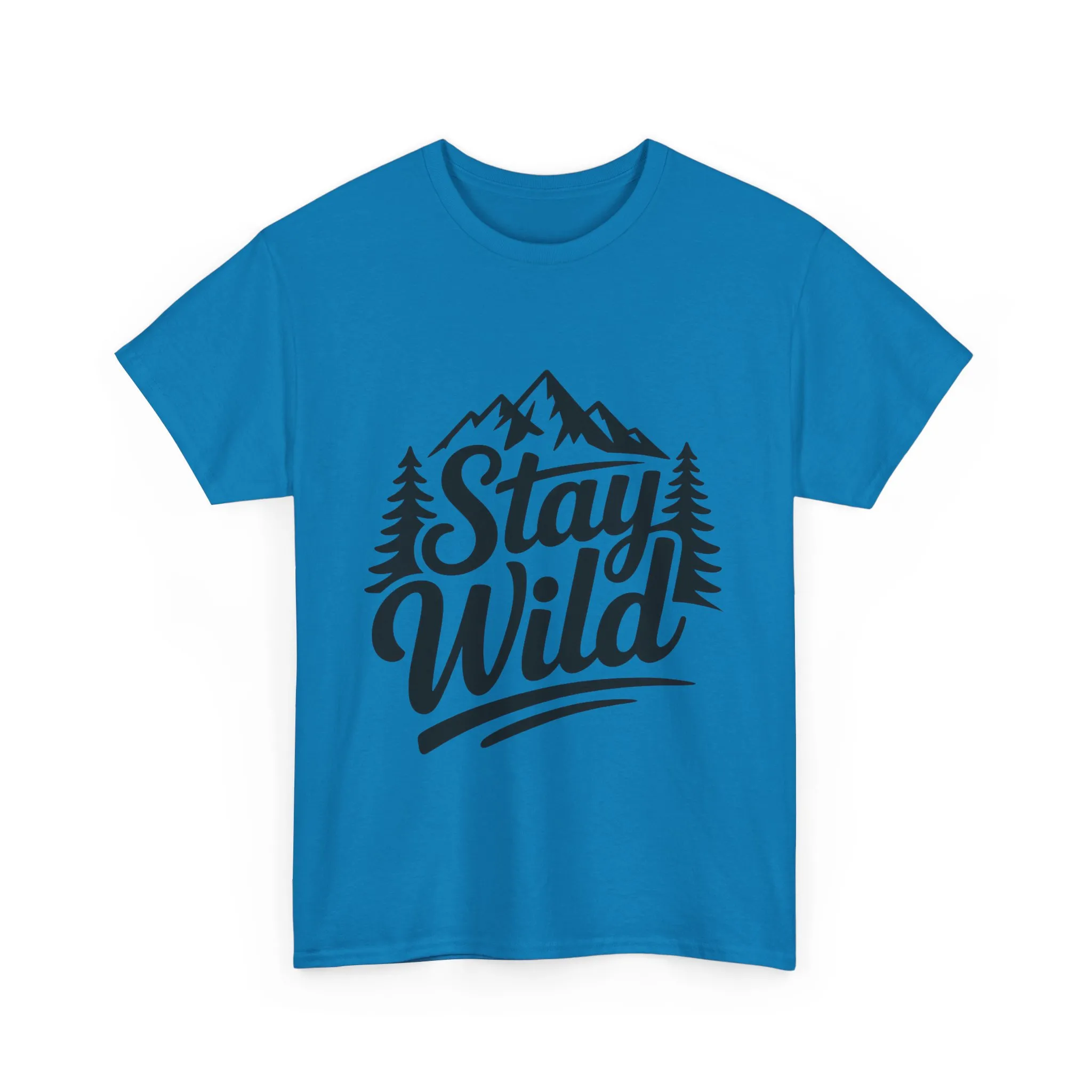 Stay Wild Adventure Tee, Unisex Heavy Cotton Tee for Nature Lovers, Camping, Hiking, Gifts for Outdoorsy Friends, Nature Graphic Tee - Image 31