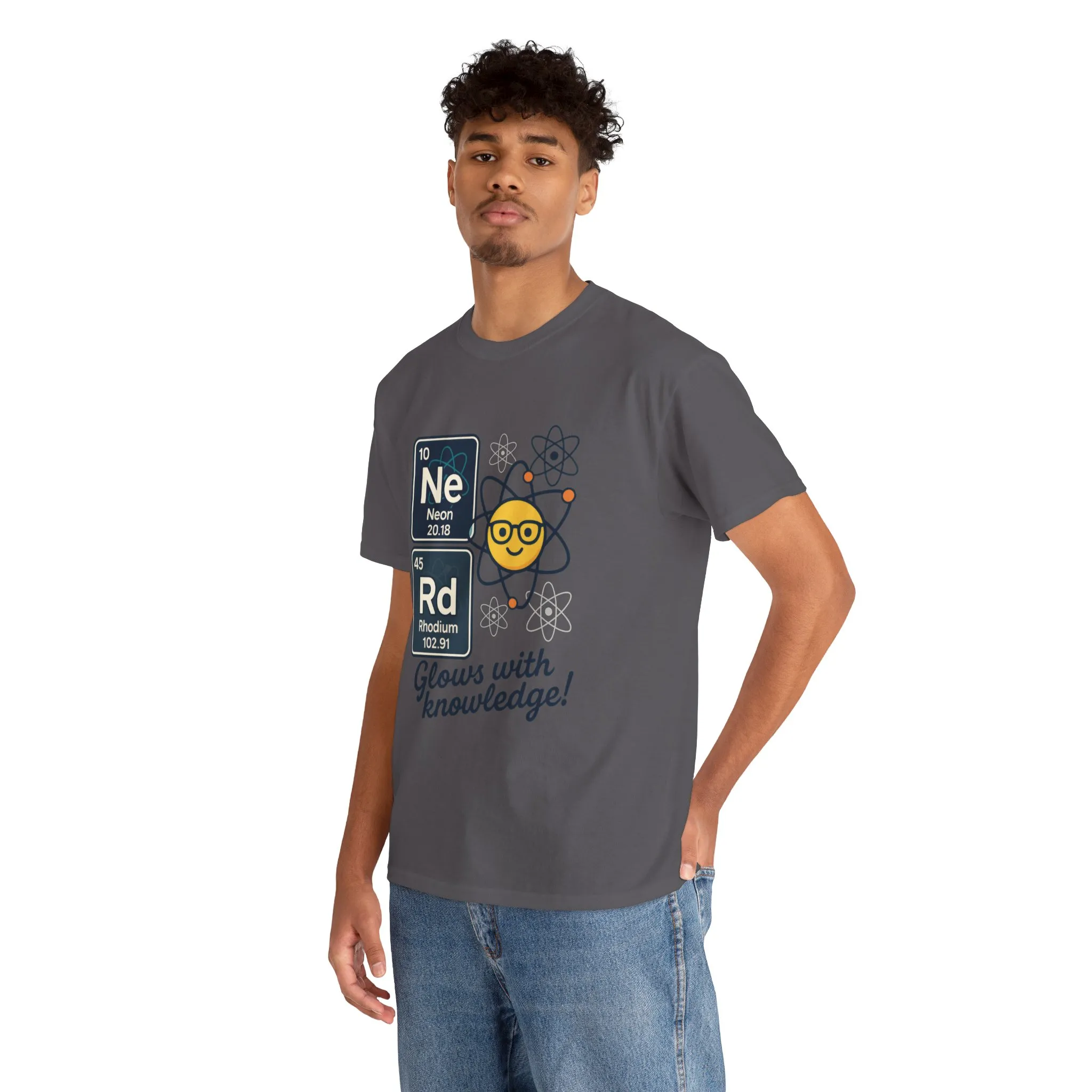 Funny Mens Nerd T-Shirt, NeRd Periodic Table Shirt, Glowing Knowledge Tee, Science Lover Gift, Chemistry Shirt, STEM Apparel, Science Tee - Image 27