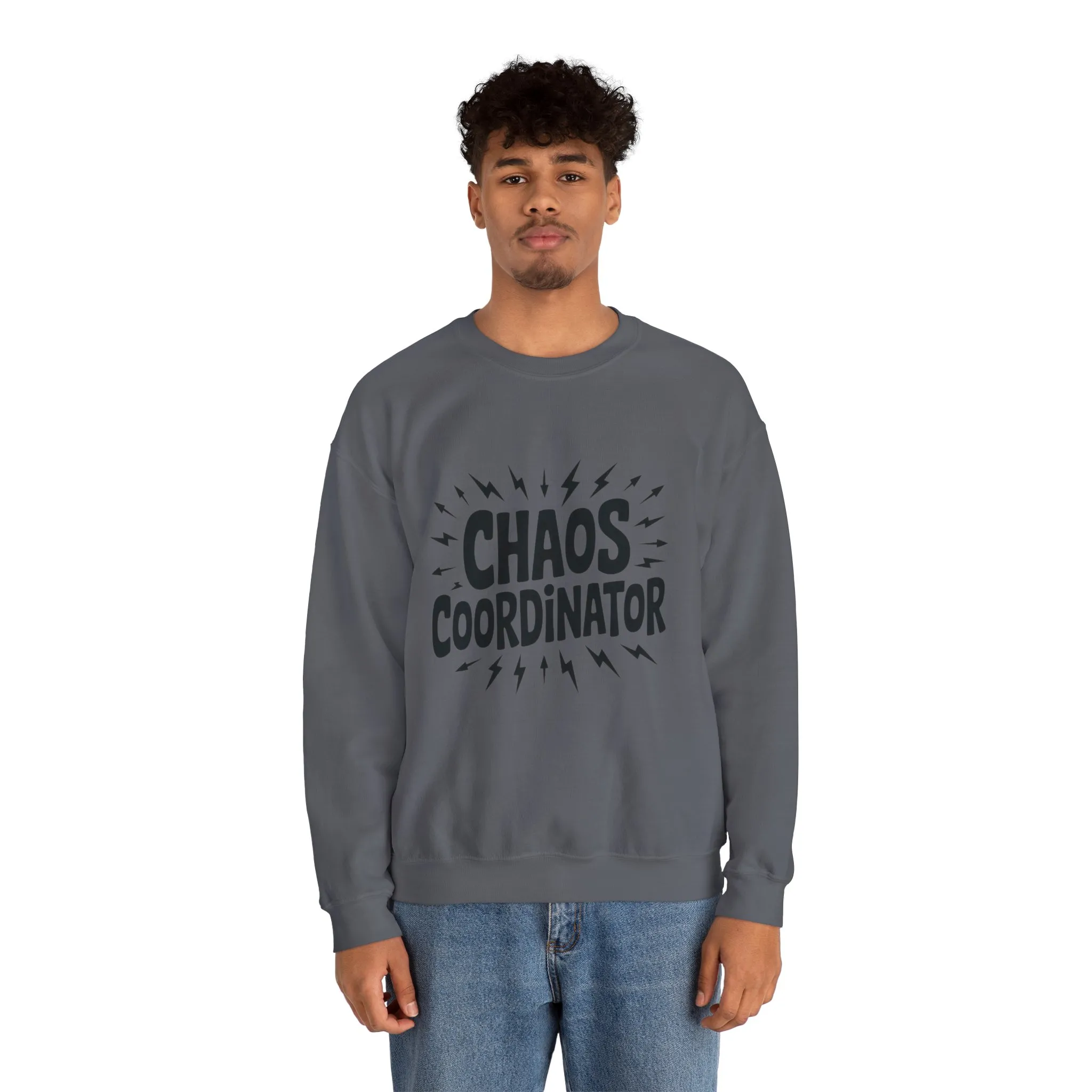 Chaos Coordinator Crewneck Men's Sweatshirt, Funny Gift for Men, Casual Wear, Unique Sweatshirt, Perfect for Everyday Style, Cozy Apparel - Image 27