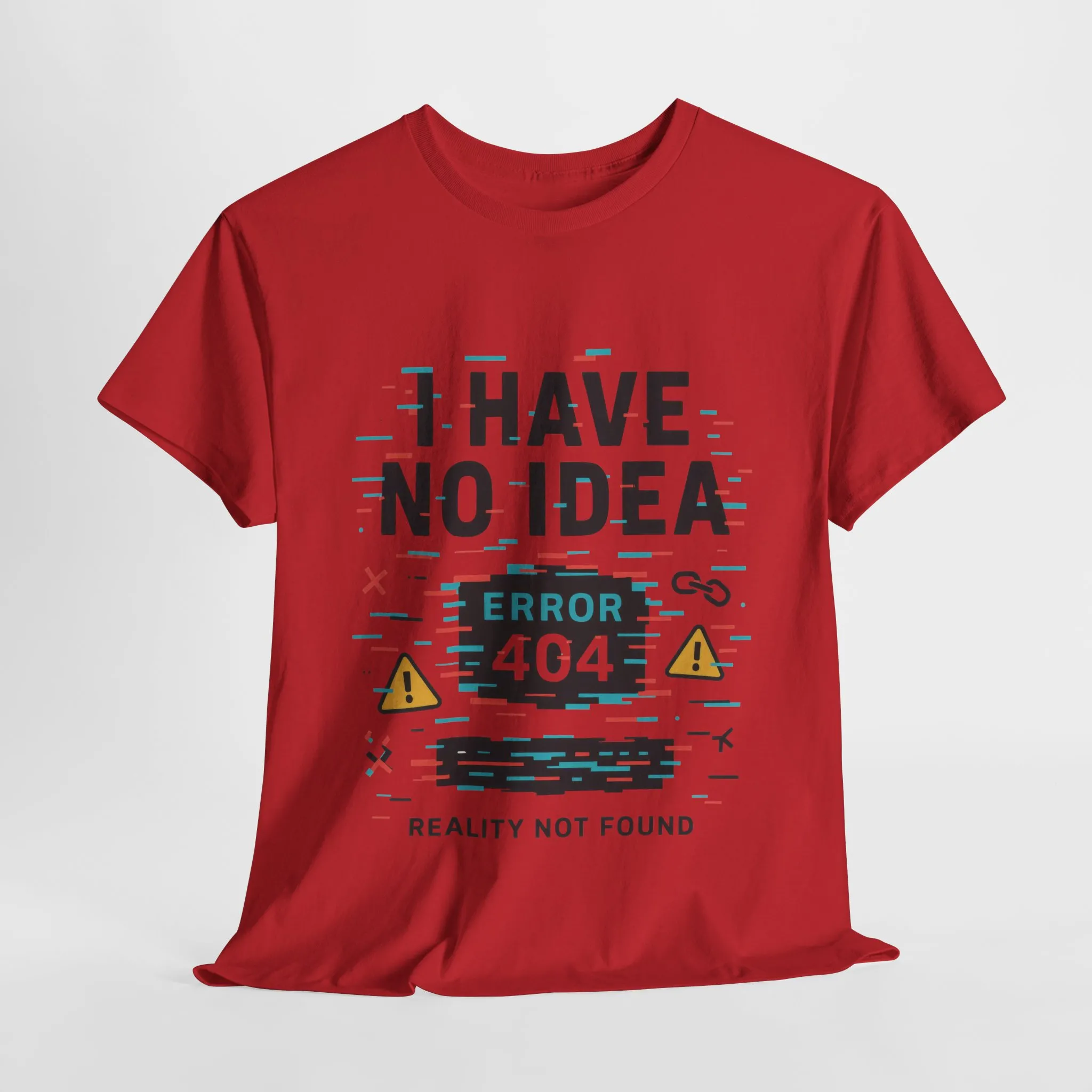 Funny Error 404 Unisex Heavy Cotton Tee, Graphic Tee, Humor Shirt, Gift for Tech Lovers, Casual Wear, Unique T-Shirt - Image 19