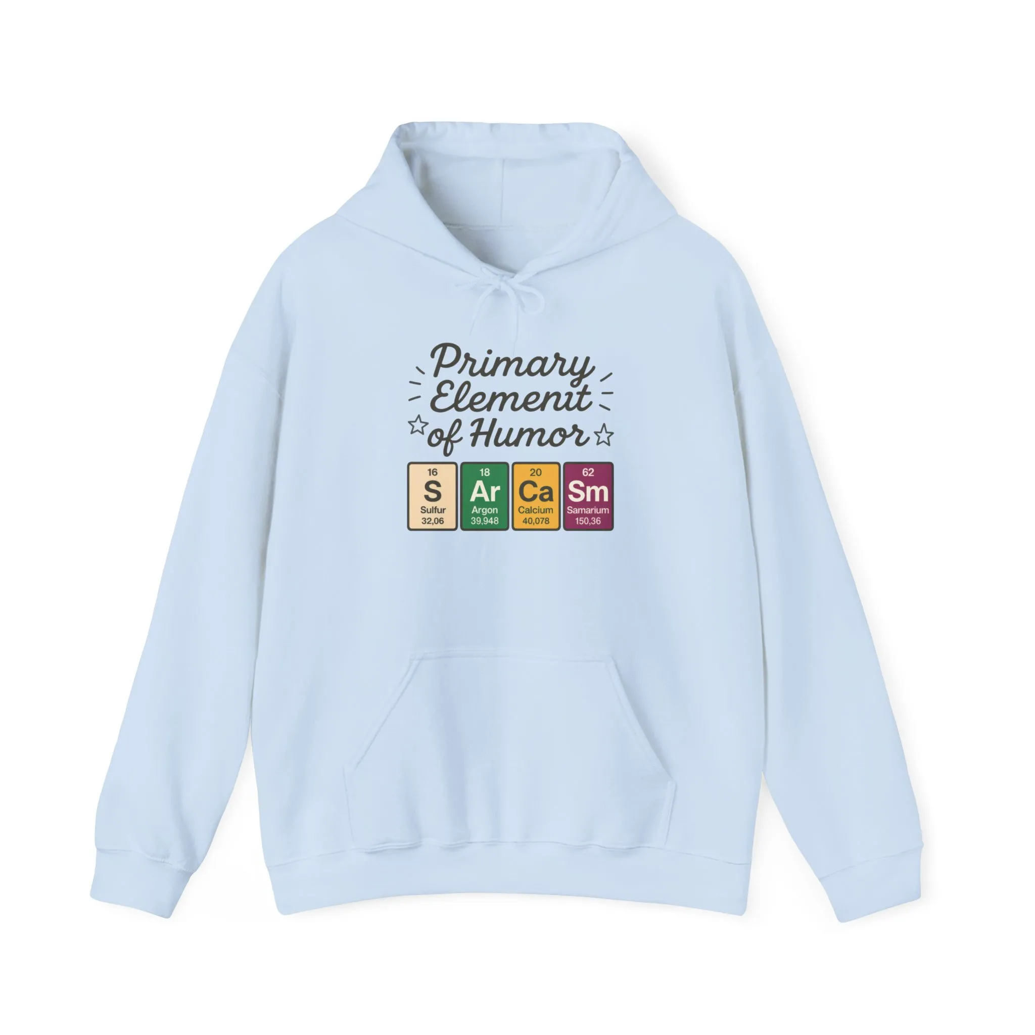 Sarcasm Hoodie for Women, Funny Chemistry Hoodie, Primary Element of Humor Science Sweatshirt, Nerdy Gift for Her - Image 37