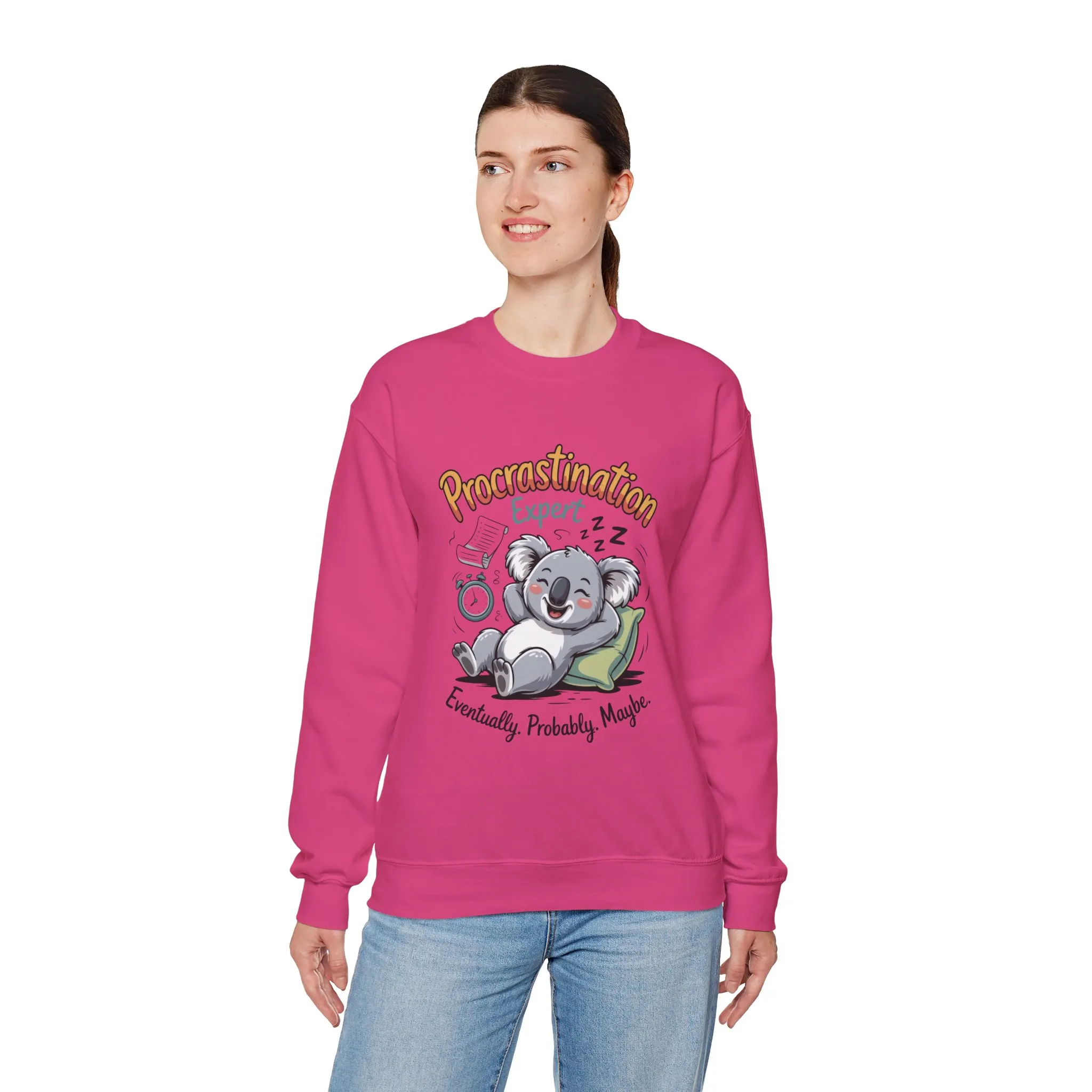 Procrastination Expert Sweatshirt, Funny Crewneck, Cozy Gift for Students, Lazy Day Apparel, Womens Sweatshirt for Relaxation - Image 36