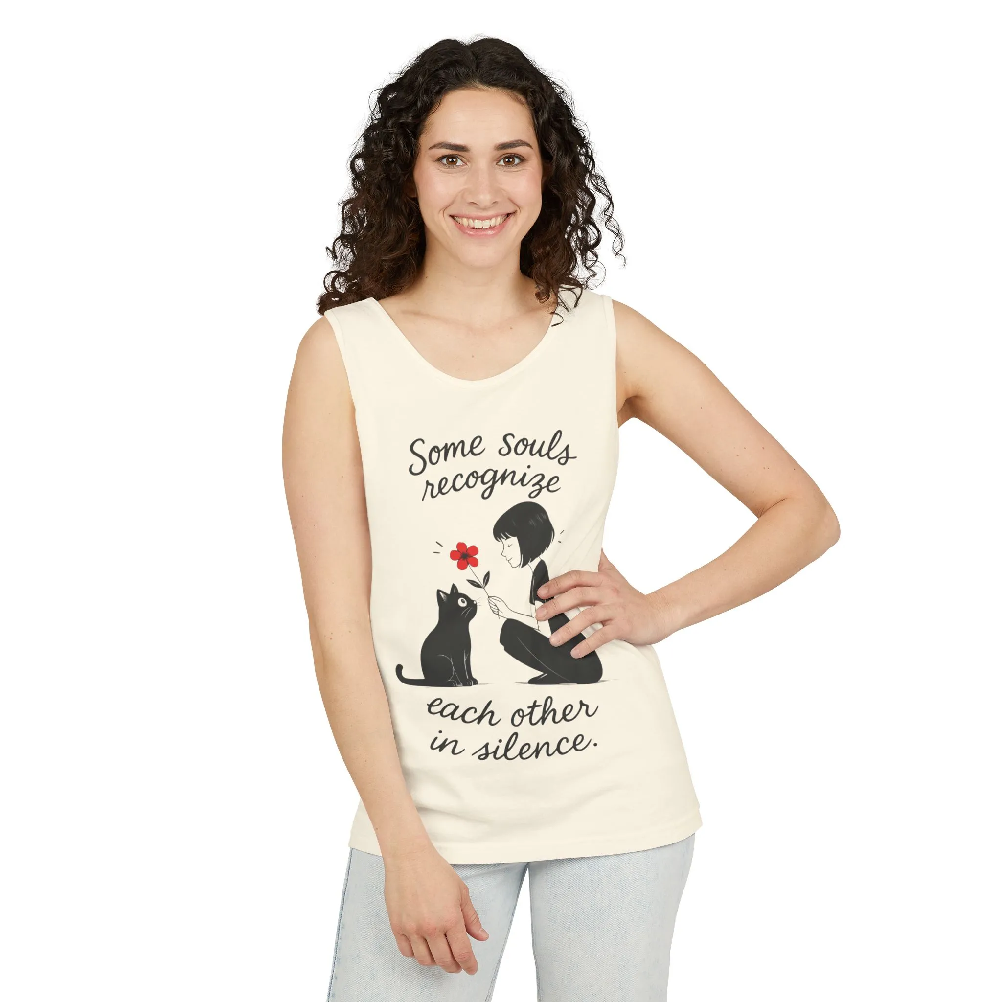 Cat Lover's Womens Tank Top, Perfect for Pet Lovers, Gift for Birthdays, Relaxation Wear, Cute Cat Lovers Womens Tee, - Image 9