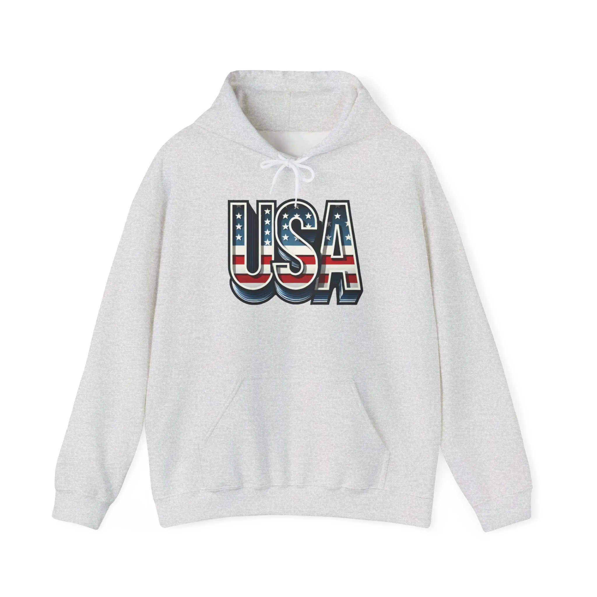 USA Flag Unisex Hoodie, Patriotic Sweatshirt, Independence Day Gift, American Pride Apparel, Casual Layering - Image 10