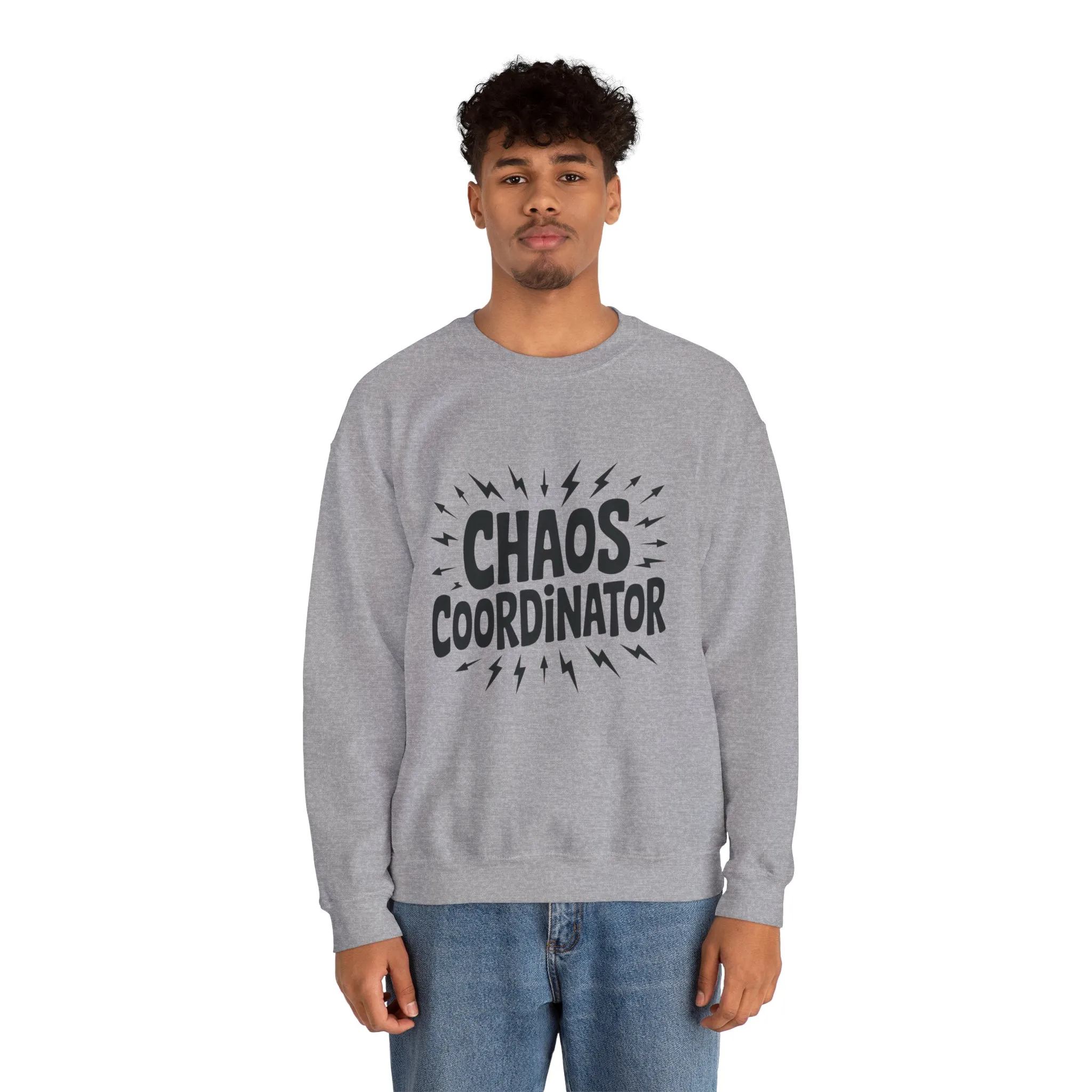 Chaos Coordinator Crewneck Men's Sweatshirt, Funny Gift for Men, Casual Wear, Unique Sweatshirt, Perfect for Everyday Style, Cozy Apparel - Image 16
