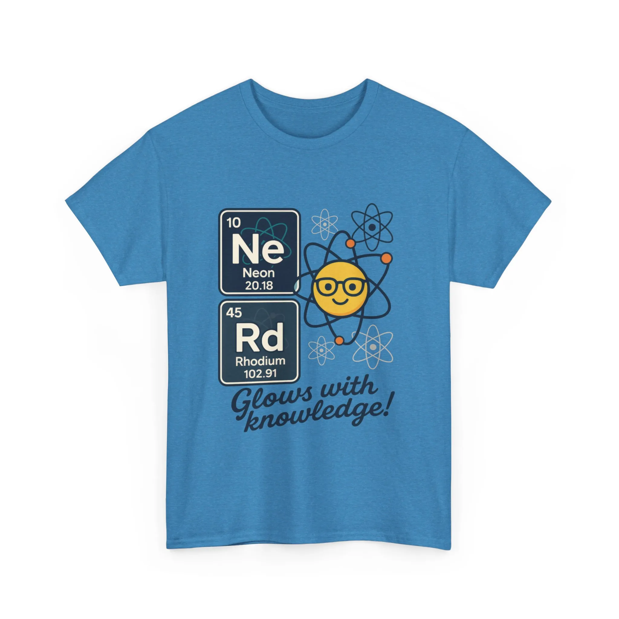 Funny Mens Nerd T-Shirt, NeRd Periodic Table Shirt, Glowing Knowledge Tee, Science Lover Gift, Chemistry Shirt, STEM Apparel, Science Tee - Image 34