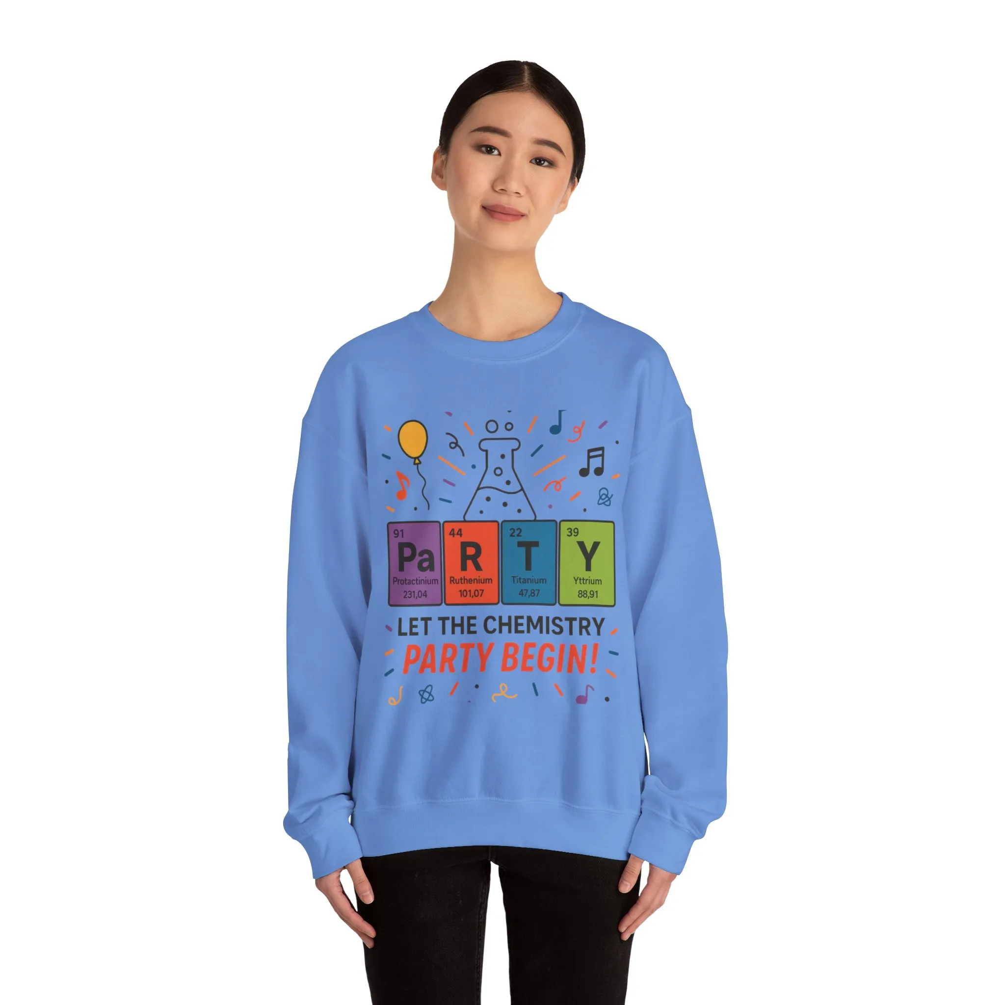 Party Chemistry Crewneck Sweatshirt, Chemistry Sweatshirt, Science Gift, Cute Crew Neck, Birthday Sweatshirt, Unisex Pullover - Image 22