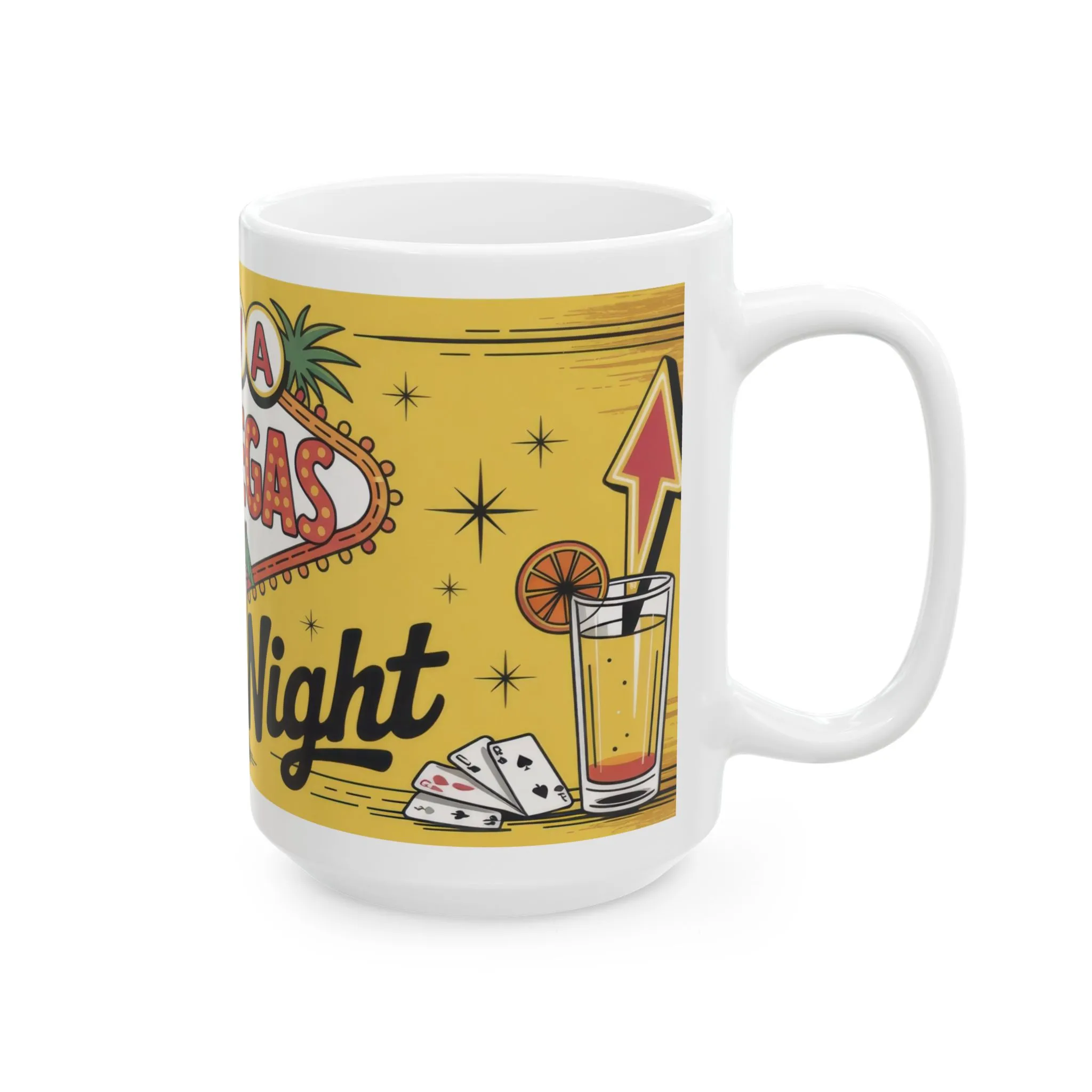Viva Las Vegas Mug, Retro Coffee Cup, Vegas Gift for Casino Lovers & Travel Enthusiasts, Casino Theme Ceramic Mug - Image 11