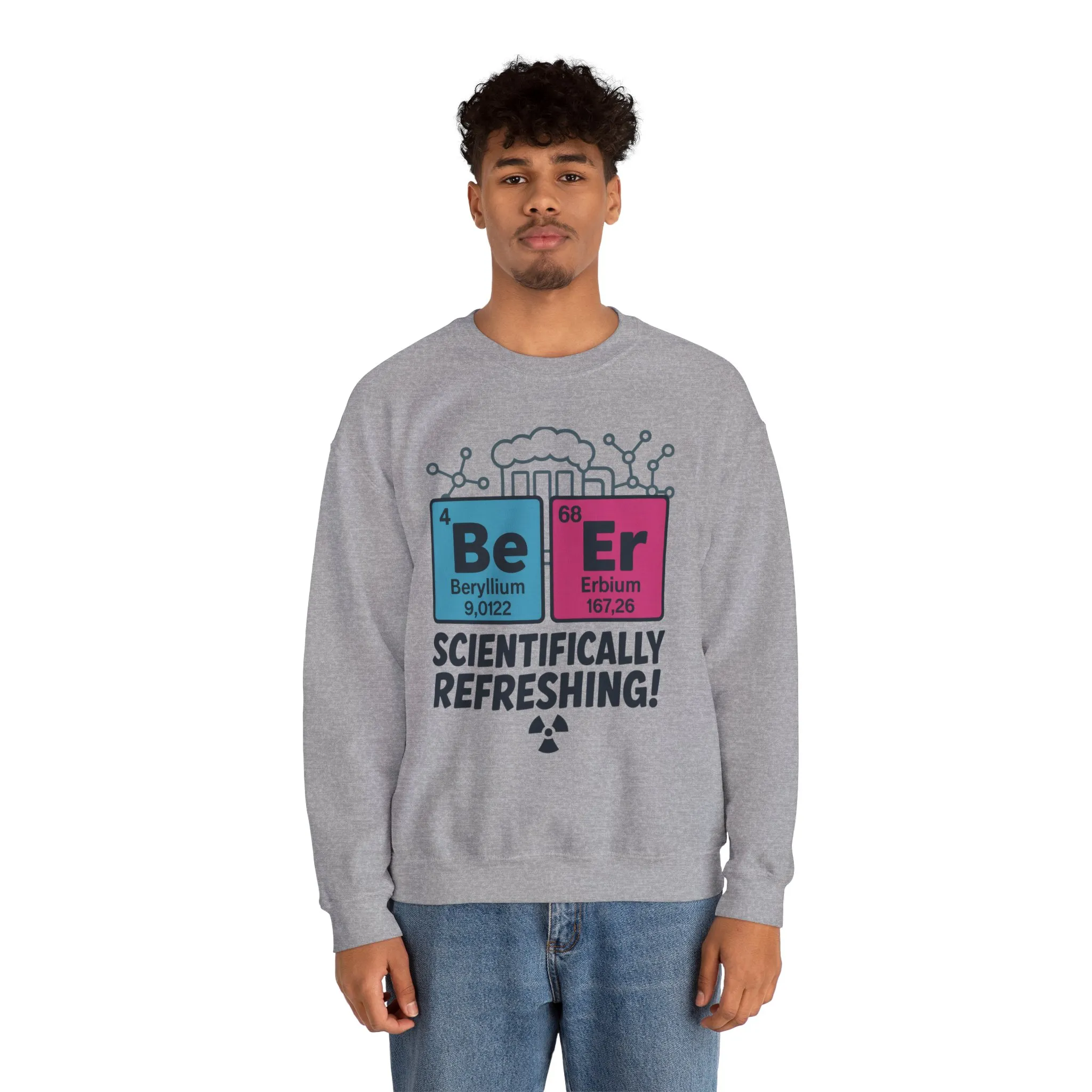 Scientifically Refreshing Beer Mens Sweatshirt, Gift for Beer Lovers, Science-Inspired Apparel, Perfect for Parties and Gatherings - Image 12