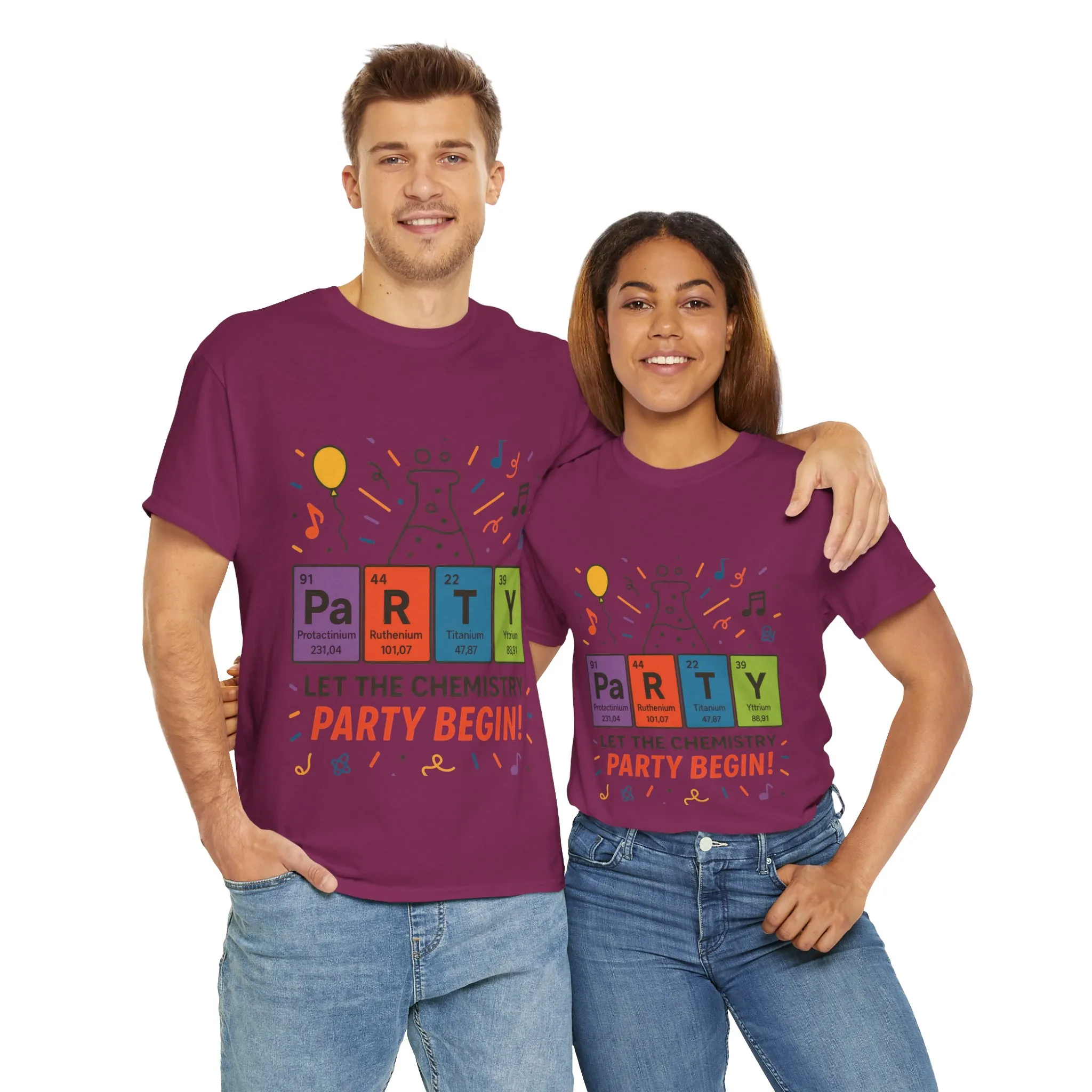 Funny Chemistry Party T-Shirt, Periodic Table PaRTY Tee, Unisex Science Humor Shirt, Gift for Chemistry Teacher,Science Tee, Nerdy Pun Shirt - Image 28