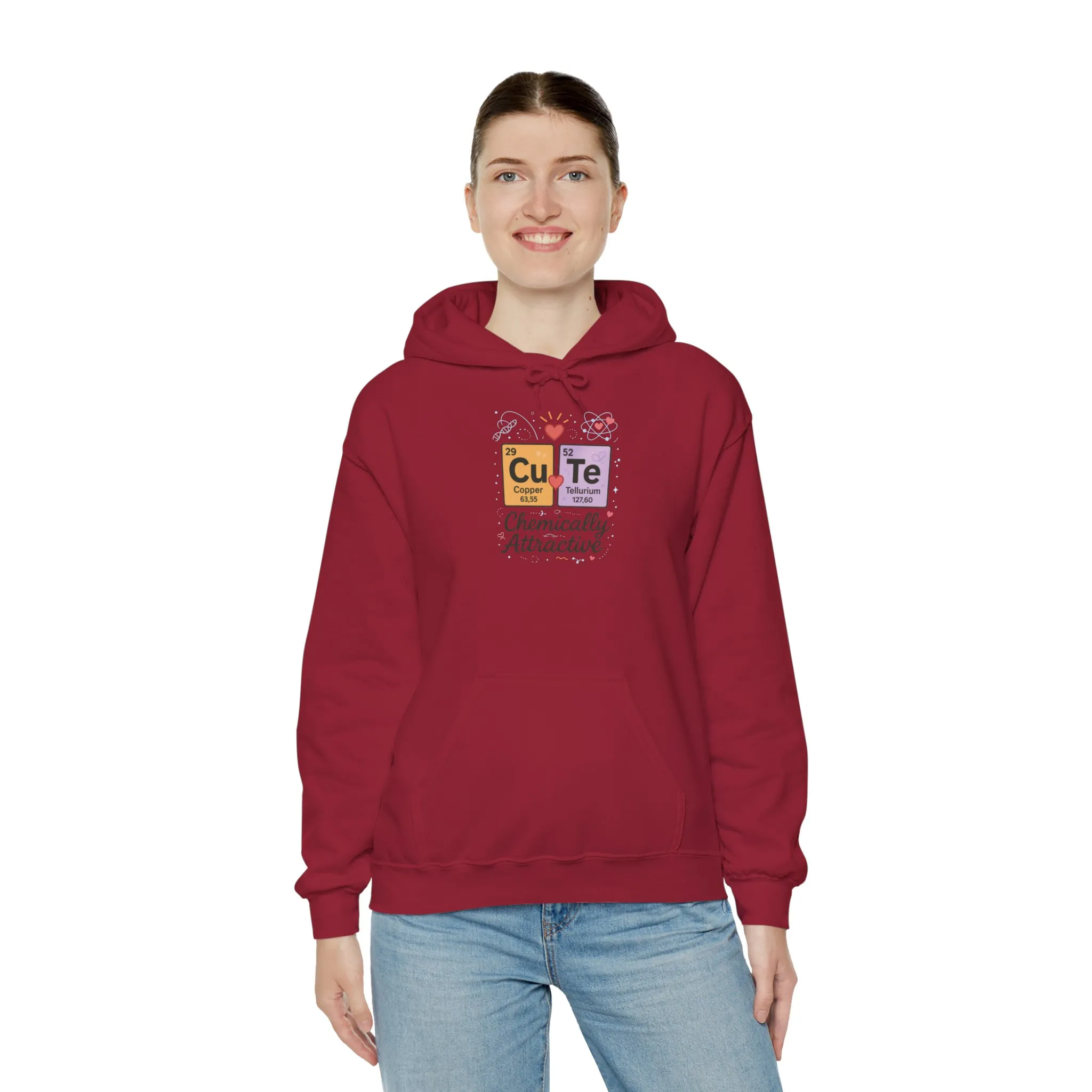 Cute Chemistry Hoodie for Women, CuTe Periodic Table Sweatshirt, Chemically Attractive Science Gift for Her, Great for Birthdays & Holidays - Image 27