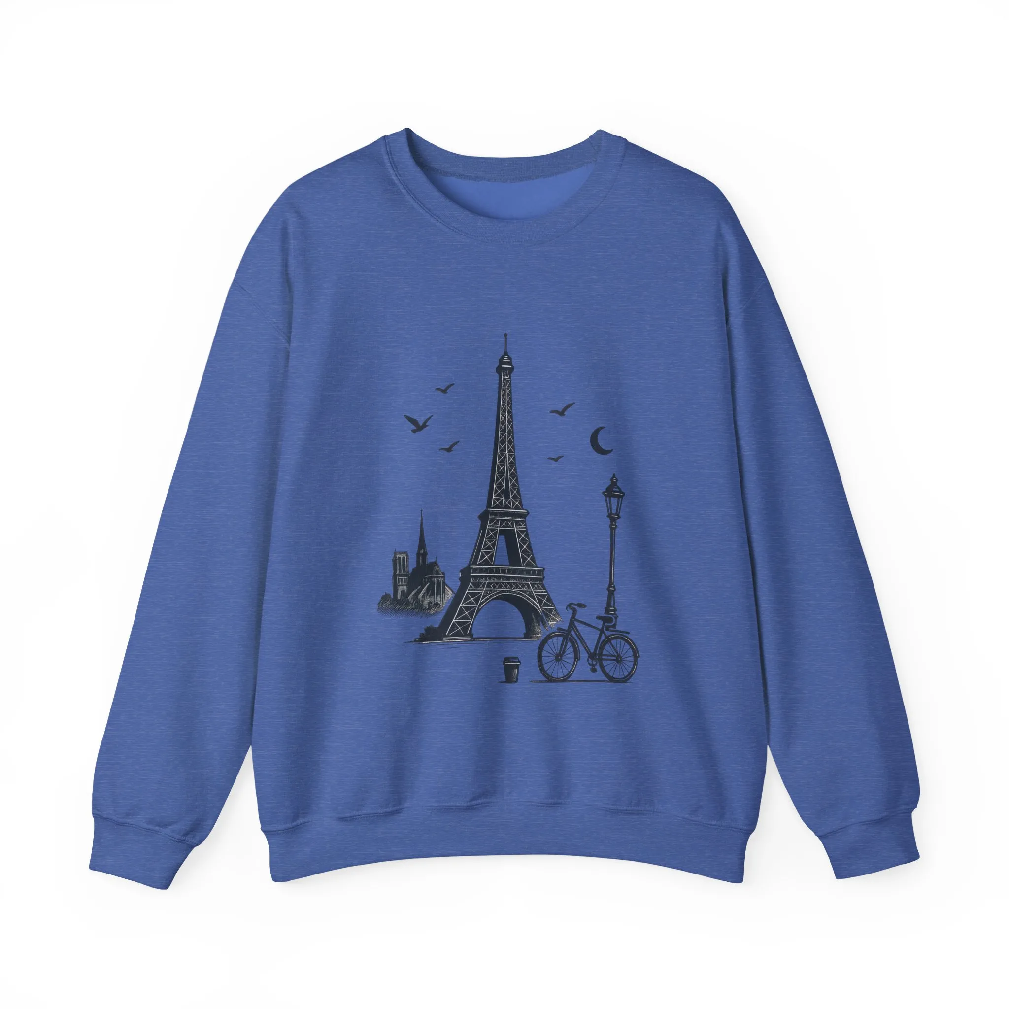 Vintage Parisian Crewneck Sweatshirt, Eiffel Tower Sweater, Cozy Travel Gift, Unisex Fashion, Casual Paris Sweatshirt - Image 21