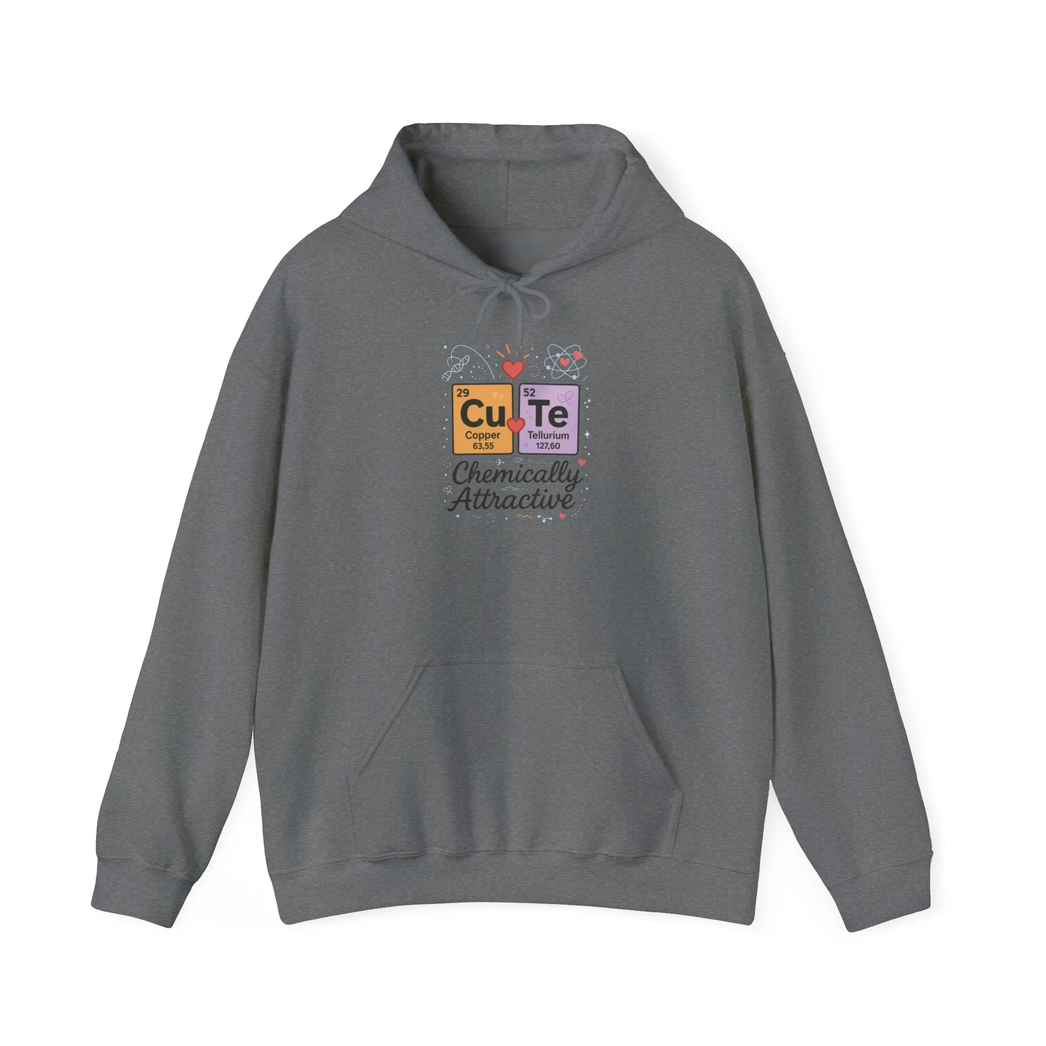 Cute Chemistry Hoodie for Women, CuTe Periodic Table Sweatshirt, Chemically Attractive Science Gift for Her, Great for Birthdays & Holidays - Image 4