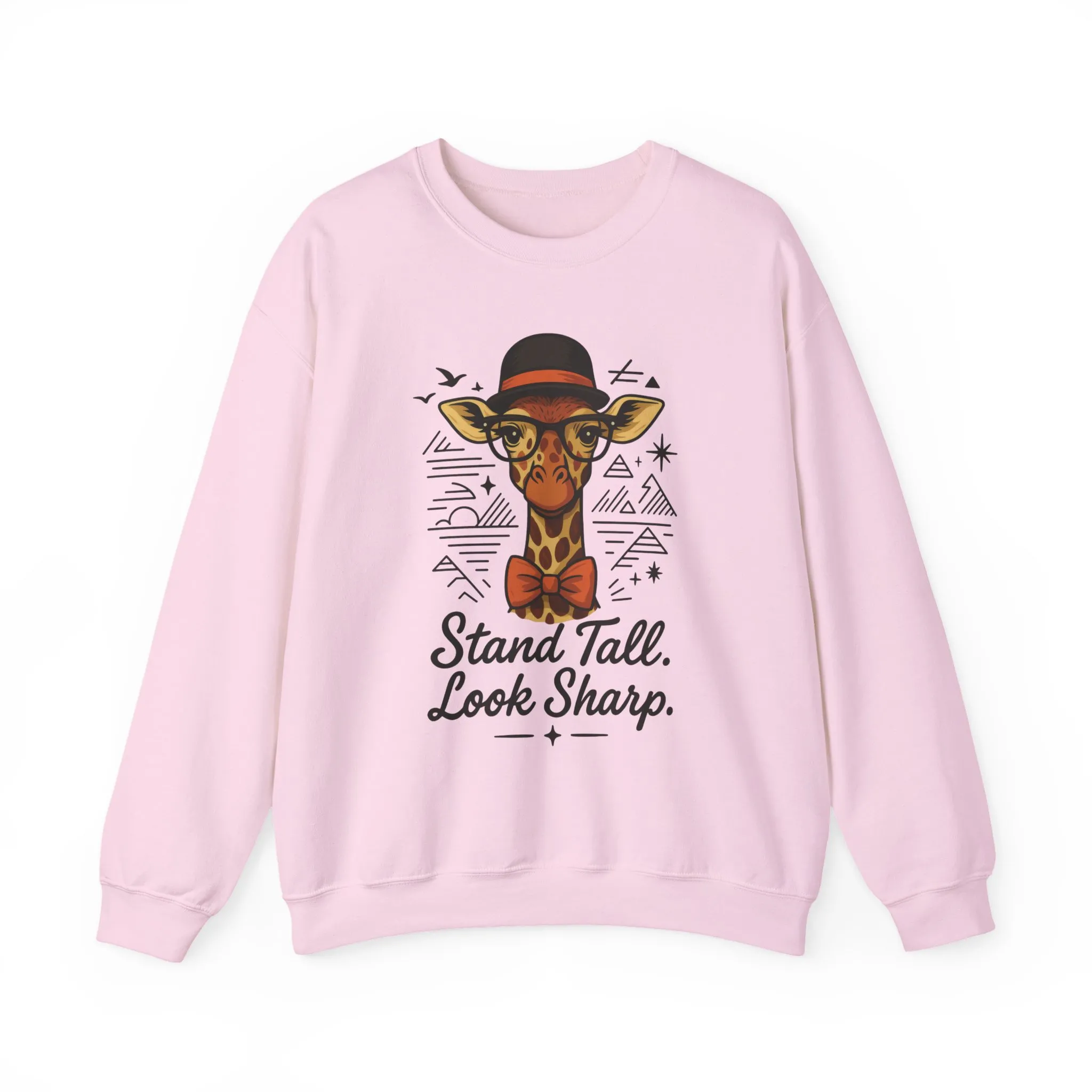 Stylish Giraffe Sweatshirt - Stand Tall, Look Sharp, Unisex Sweater for Animal Lovers, Cozy Gift, Fun Fashion for All Seasons - Image 29