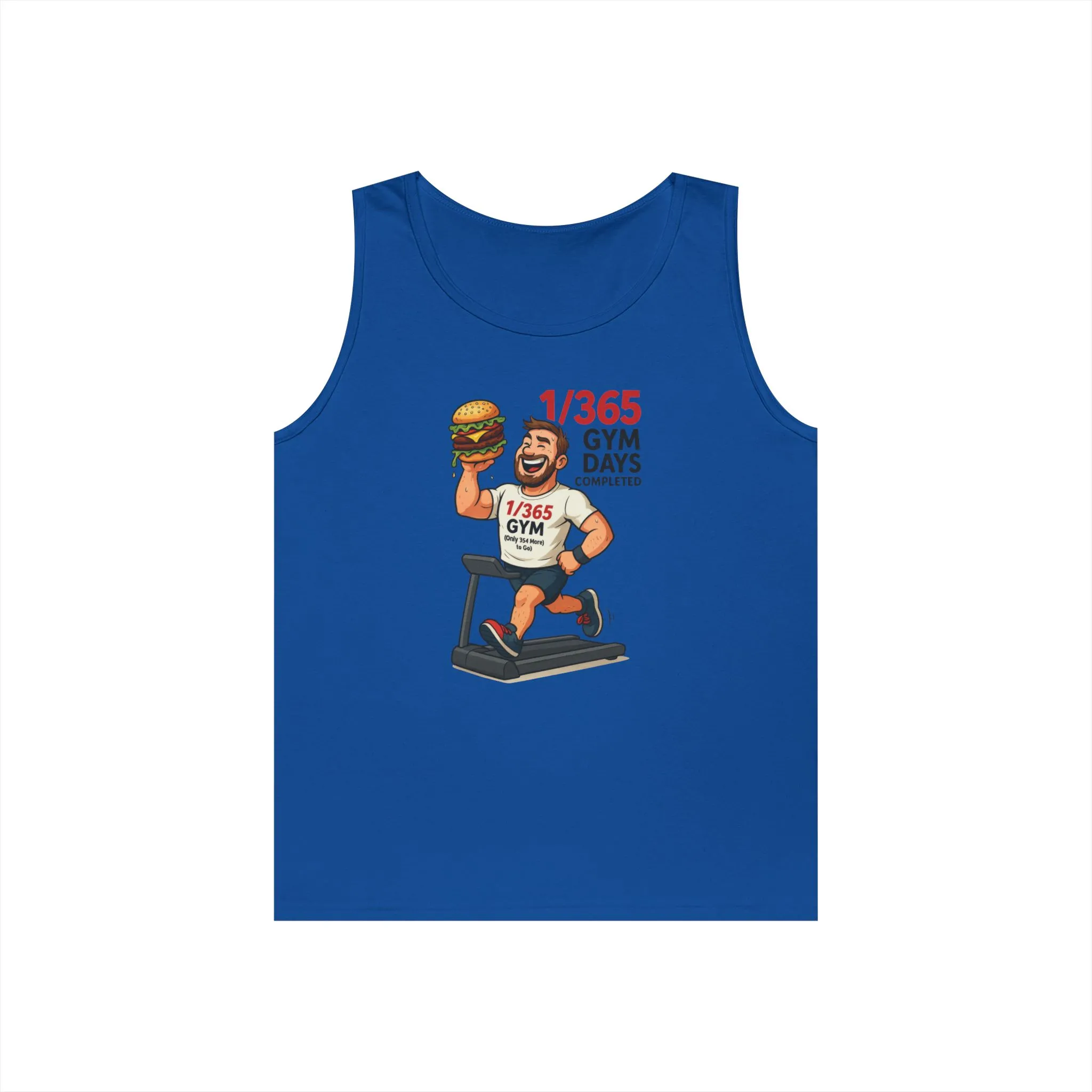 Funny Gym Tank for Men, Lazy Gym Day Gift for Him, Gym Motivation Tee, Fun Workout Tank Top, Fitness Gift, Gym Lovers Gift , Workout Shirt - Image 2