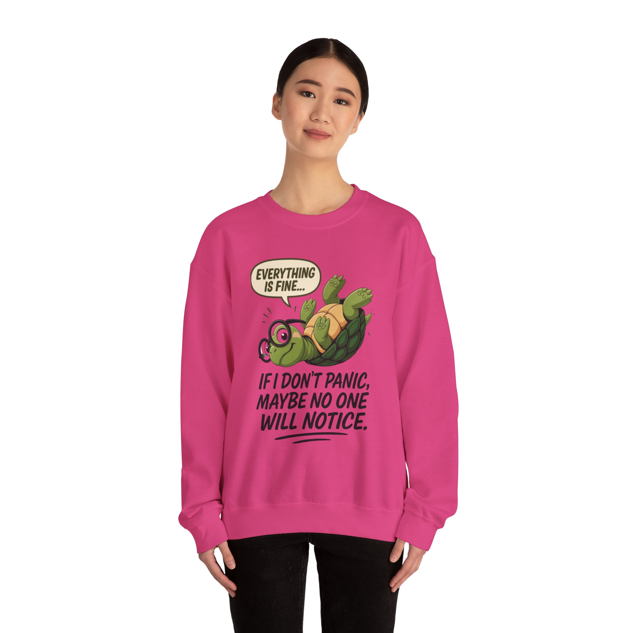 Casual Humor Unisex Sweatshirt, Perfect Gift for Anxiety Relief, Social Anxiety Joke, Quirky Graphic Sweatshirt, Introvert Humor Gift - Image 37
