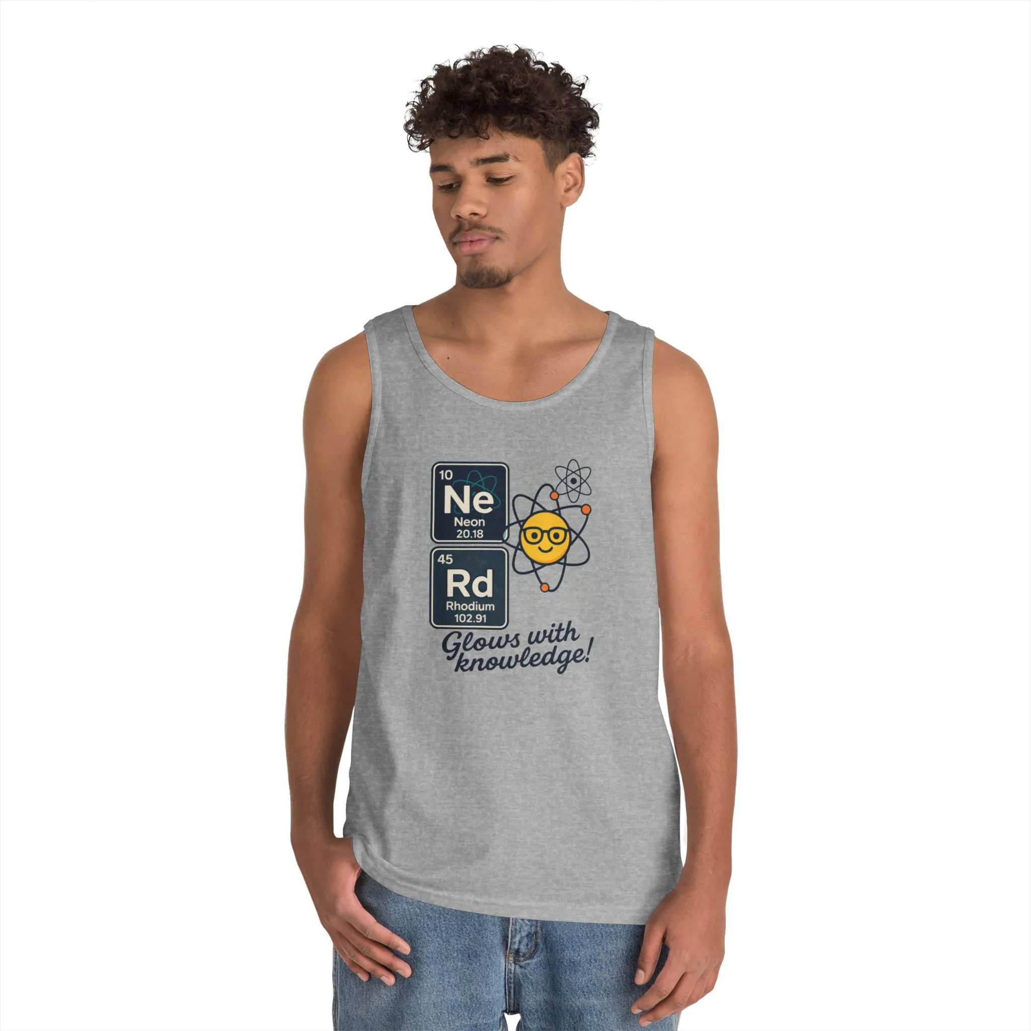 Nerd Tank Top for Men, Funny Science Shirt, Periodic Table Sleeveless Tee, Geeky Workout Shirt, Gift for Teachers, gift for Science Events - Image 8