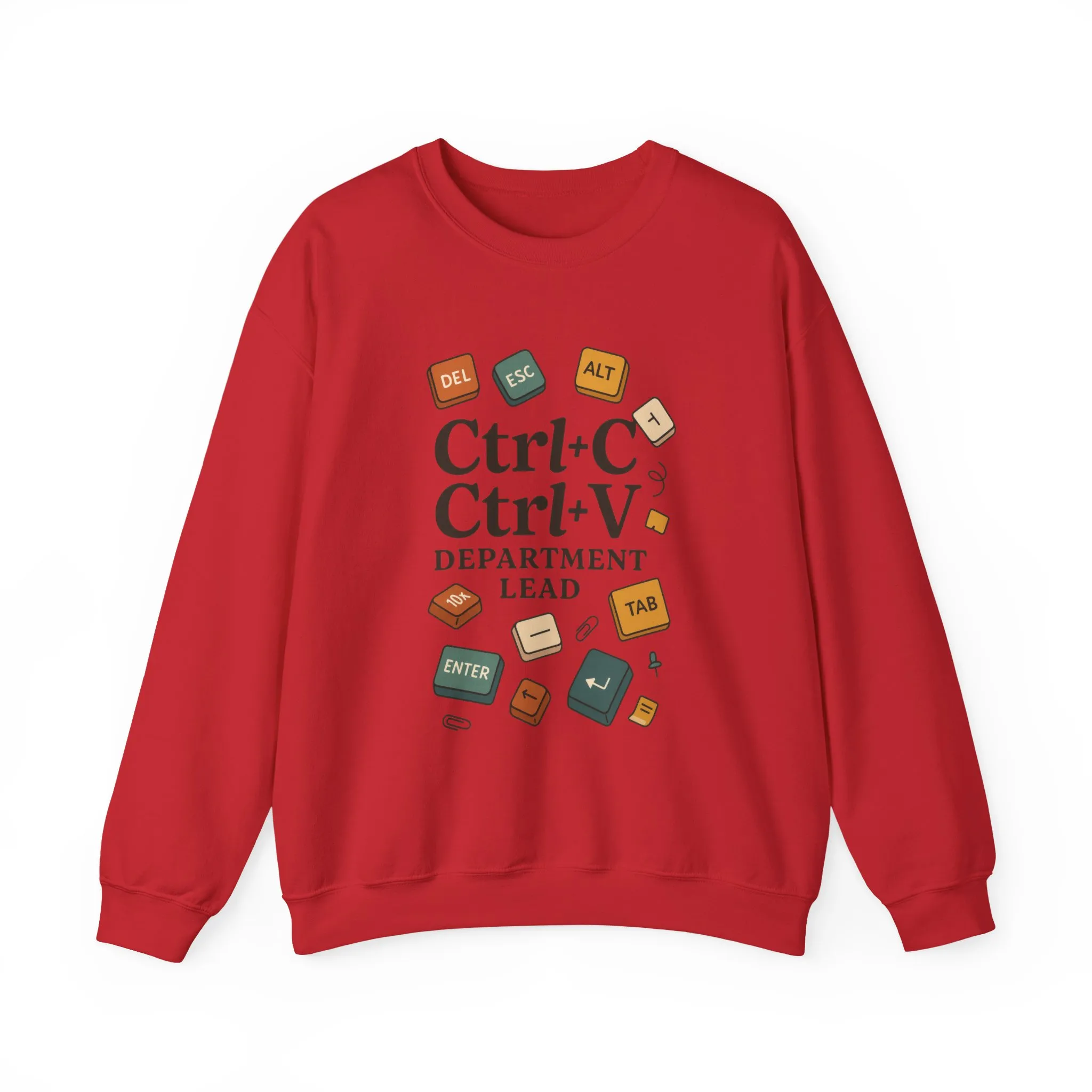 Funny Ctrl+C Ctrl+V Department Lead Sweatshirt, Unisex Crewneck, Gift for Tech Lovers, Office Humor, Cozy Casual Wear, Gift for a Coworker - Image 28